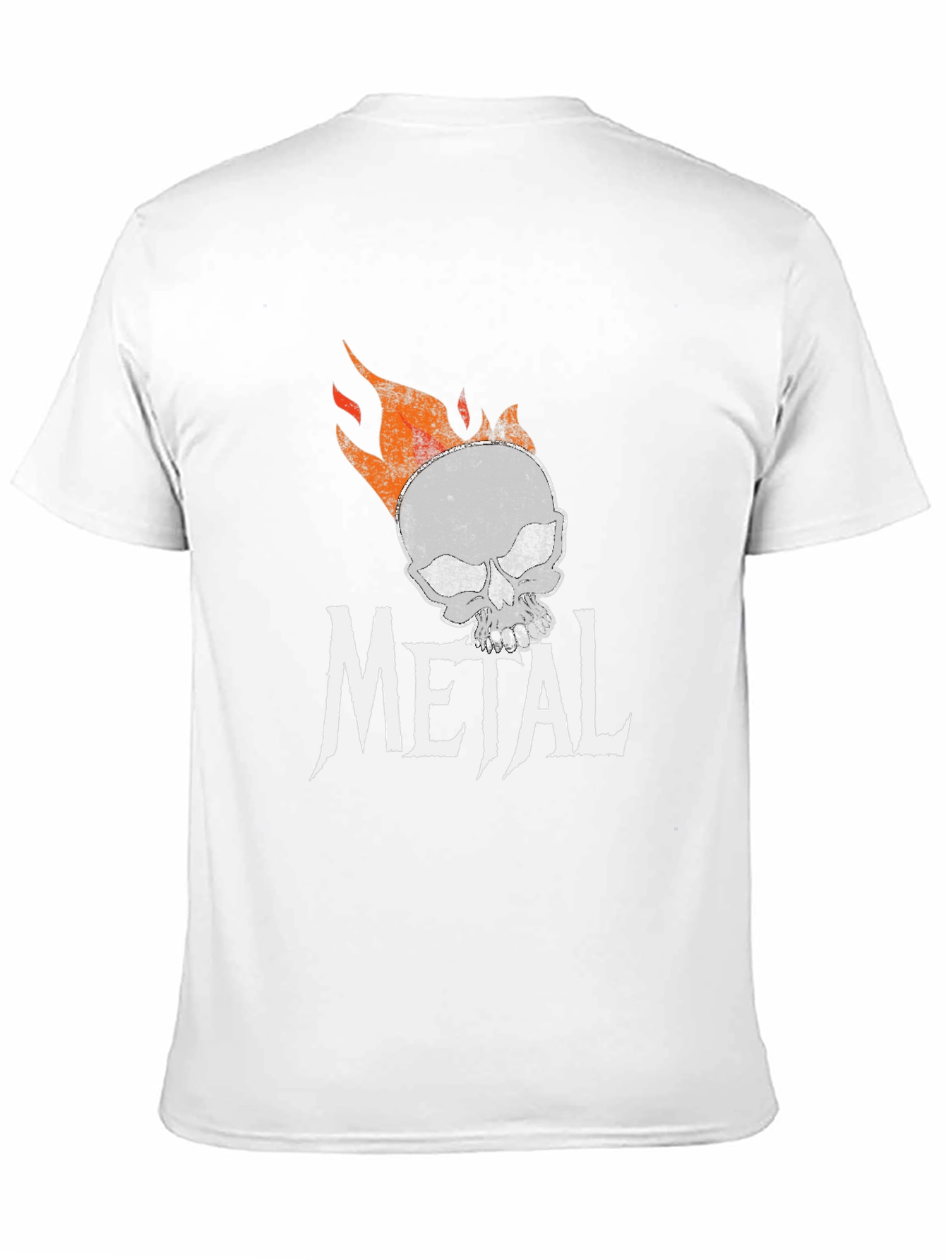 Metal Skull Graphic T-Shirt