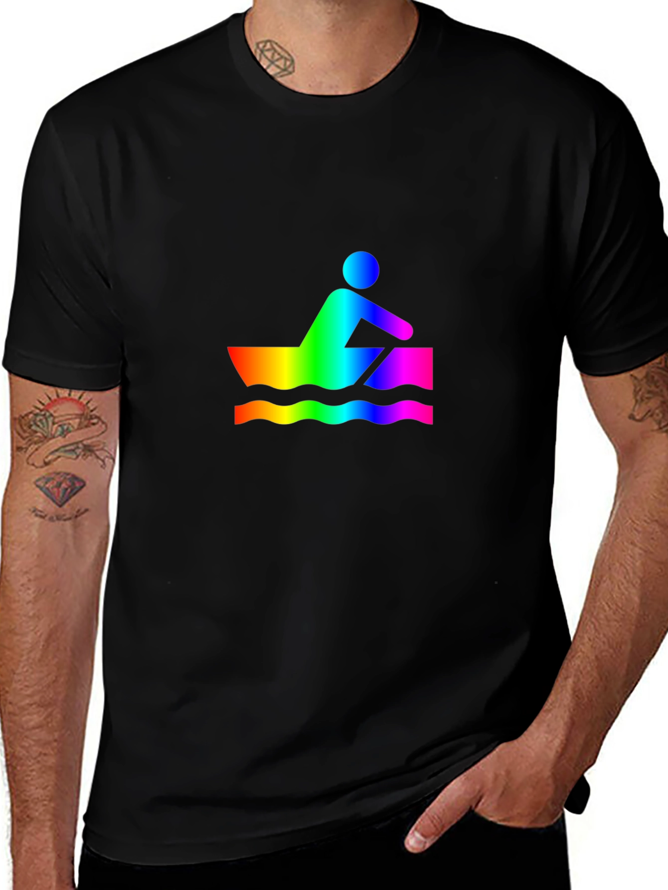 Rainbow Rowing T-Shirt