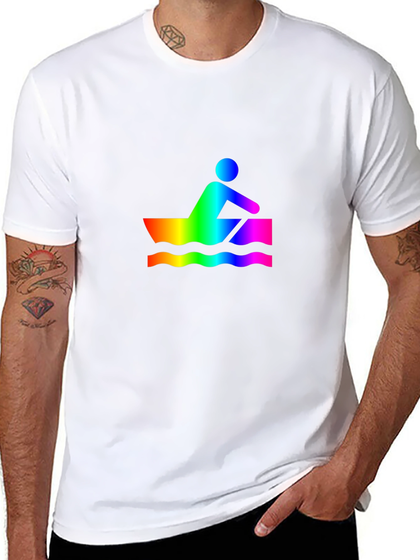 Rainbow Rowing T-Shirt