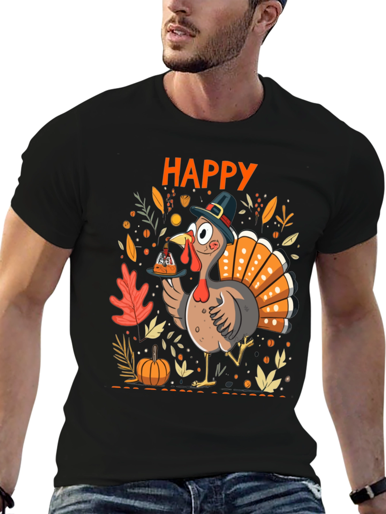 Happy Thanksgiving Turkey T-Shirt