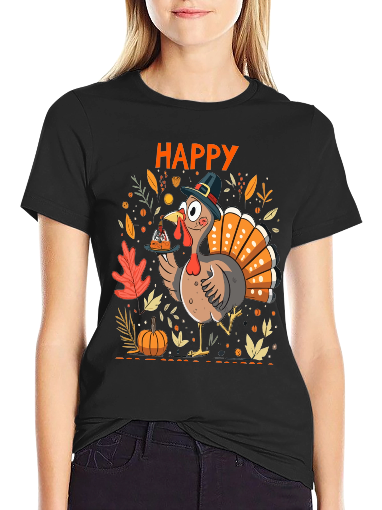 Happy Thanksgiving Turkey T-Shirt