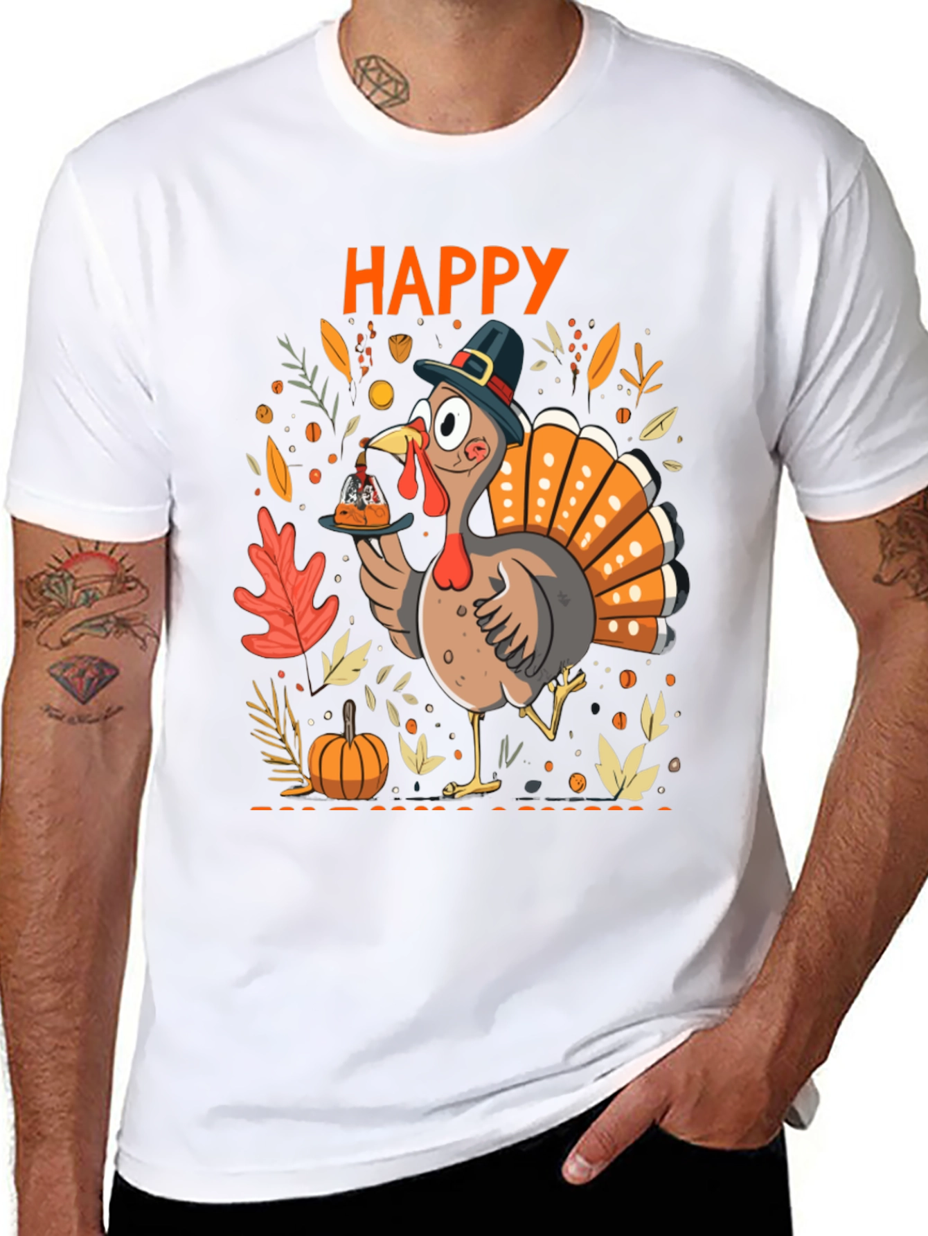 Happy Thanksgiving Turkey T-Shirt