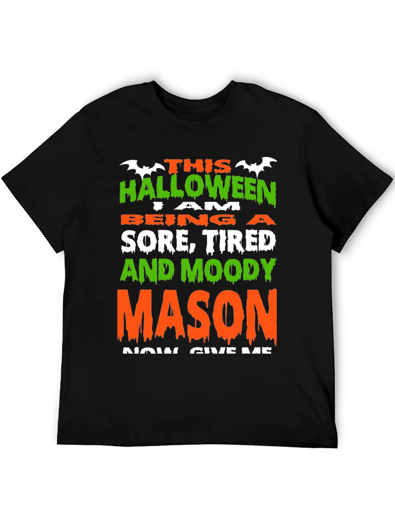 Halloween Sore Tired Moody Mason T-Shirt