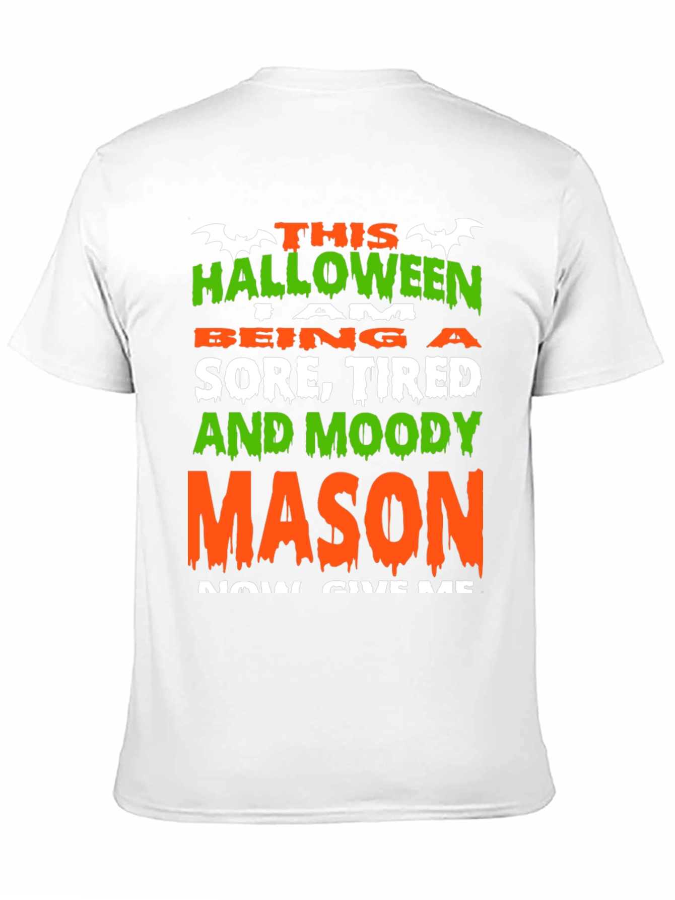 Halloween Sore Tired Moody Mason T-Shirt
