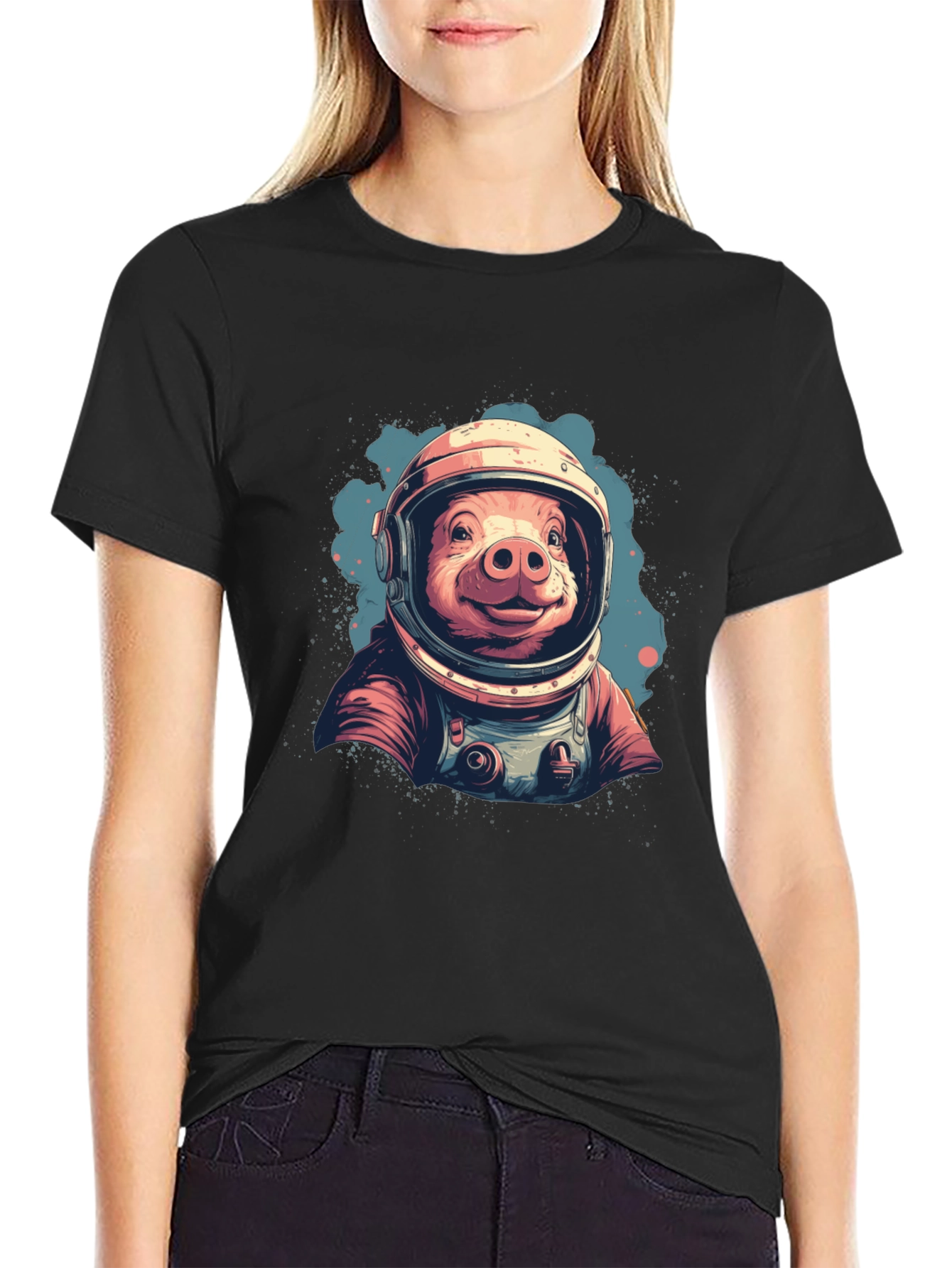 Astronaut Pig T-Shirt - Space Hog Tee