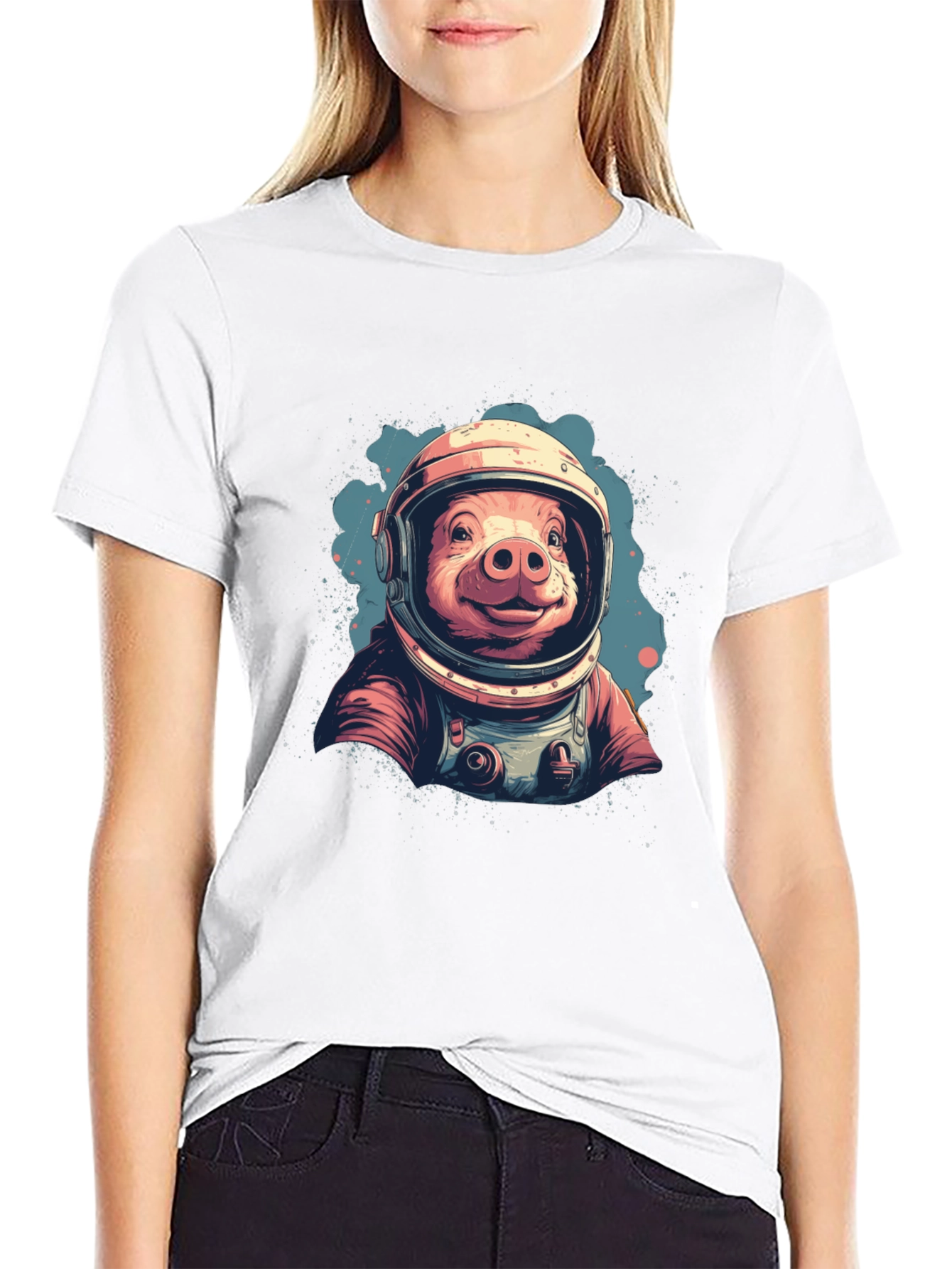 Astronaut Pig T-Shirt - Space Hog Tee