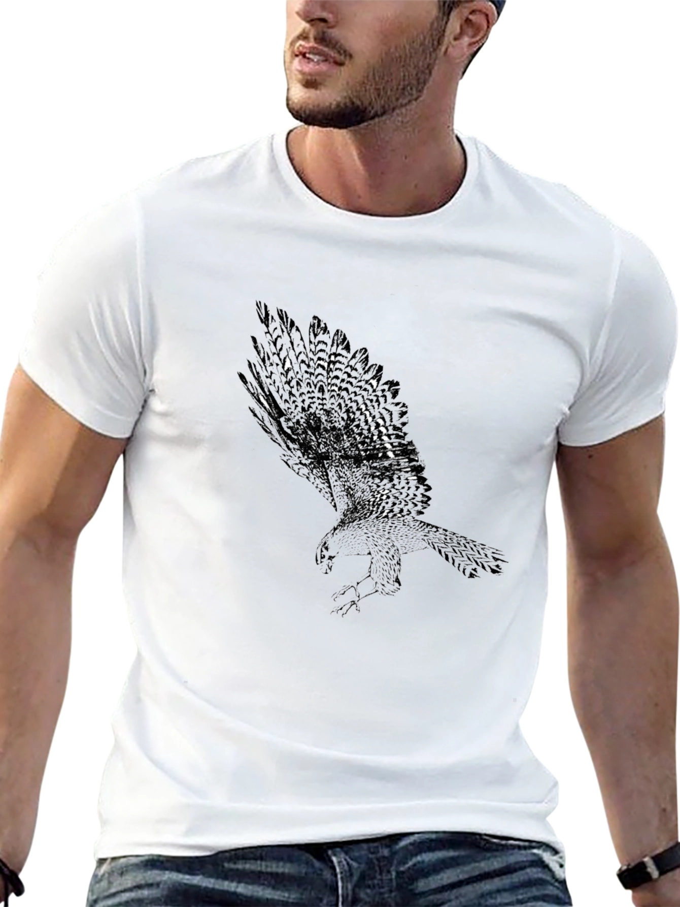 Black Raven Graphic Tee - Mens