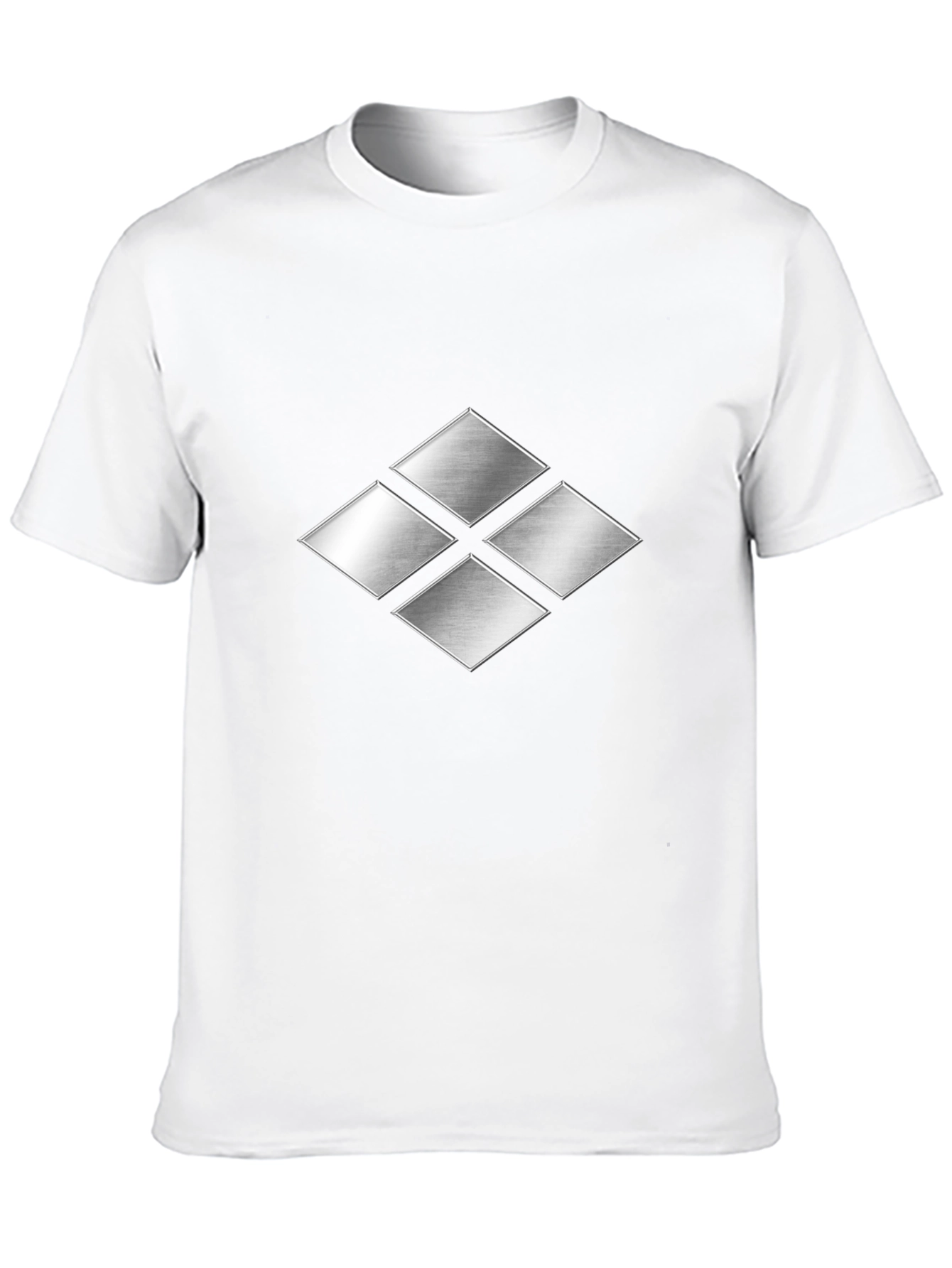 Samurai Clan Crest Graphic Tee - Black Cotton T-Shirt