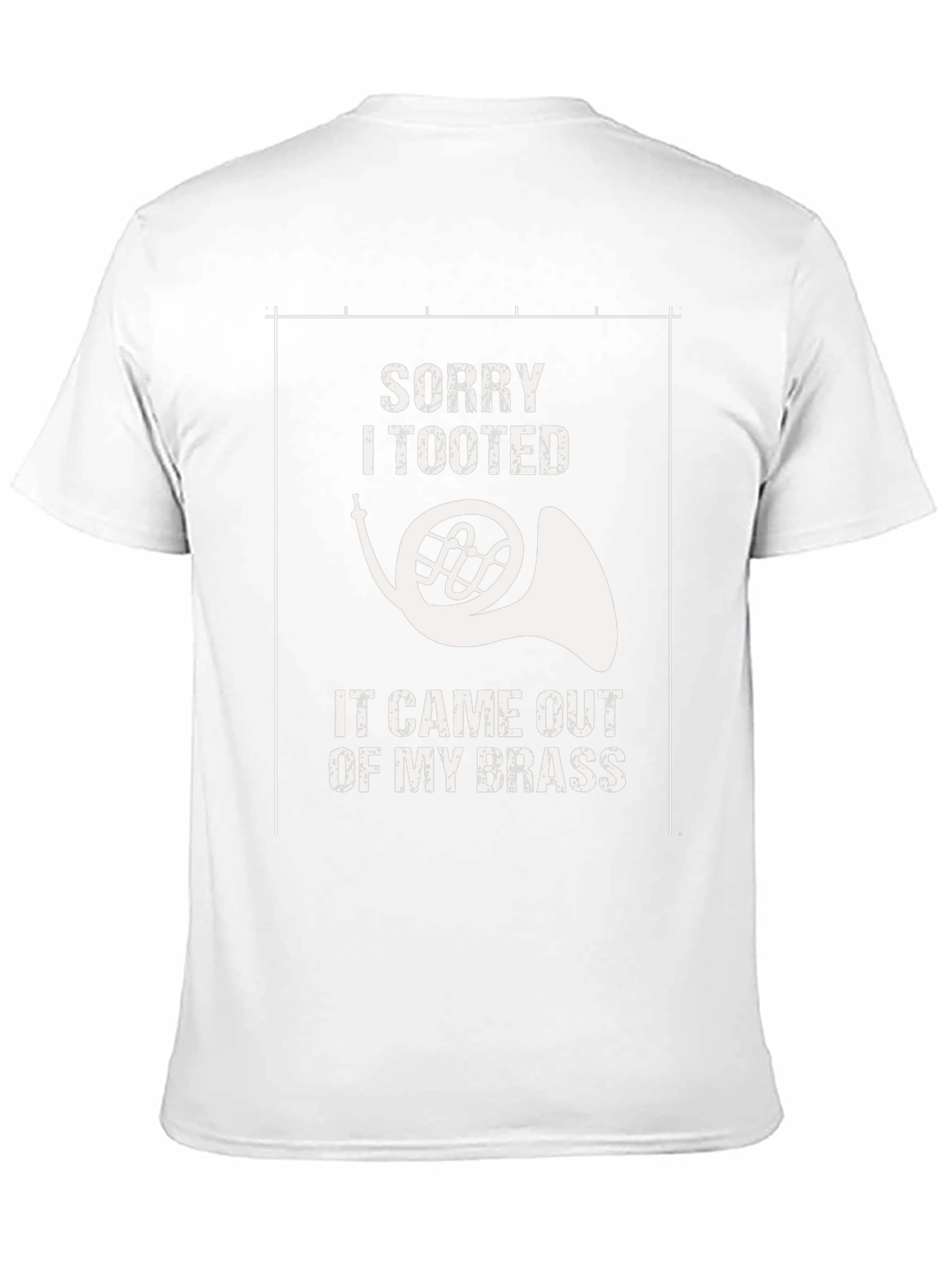 Funny Sorry I Tooted French Horn T-Shirt