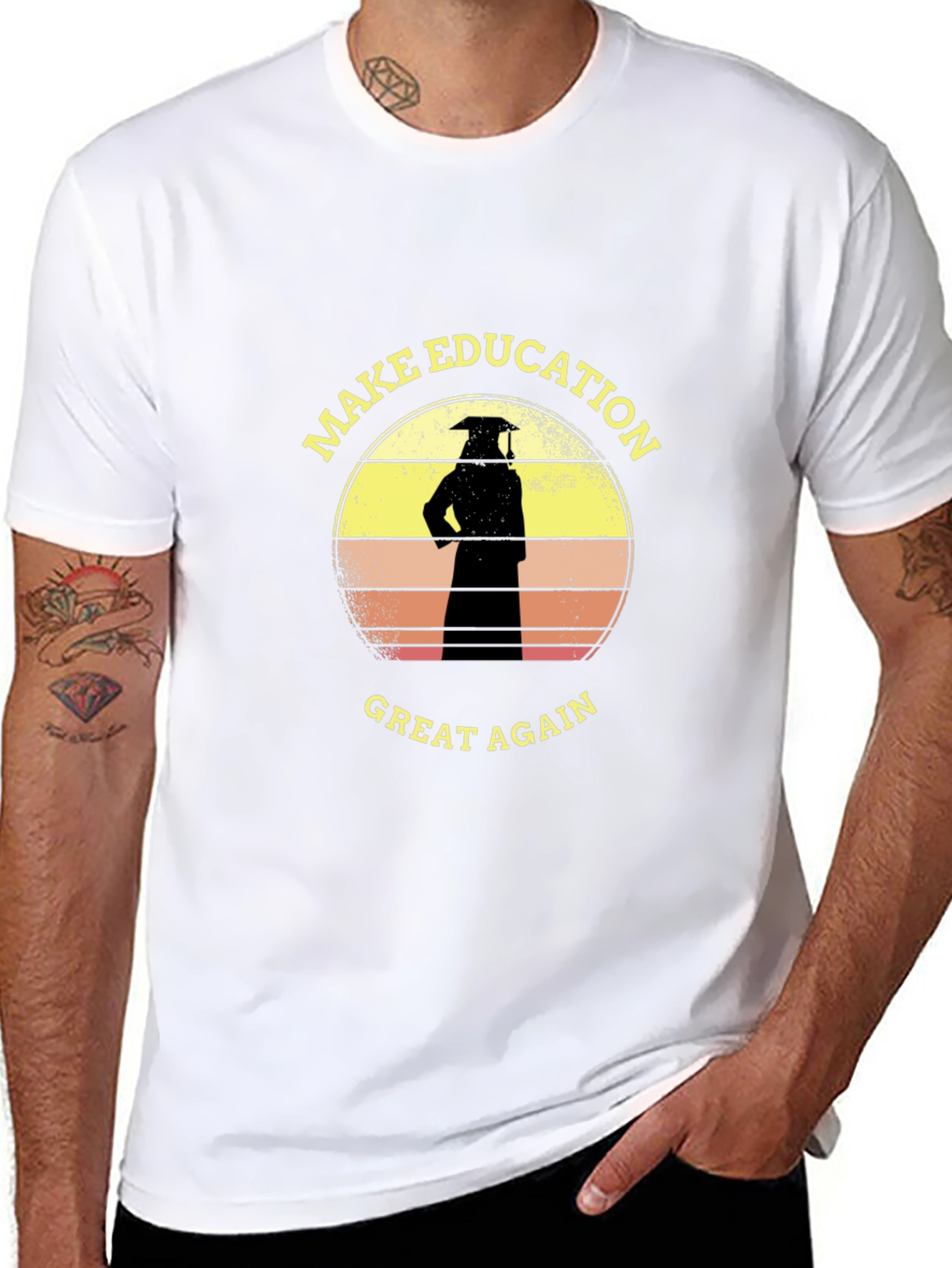 Make Education Great Again T-Shirt Graduate Tee