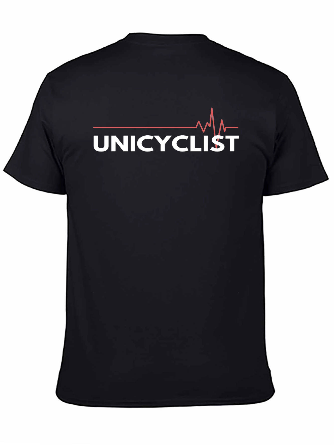 Unicyclist Heartbeat T-Shirt - Ride with Passion