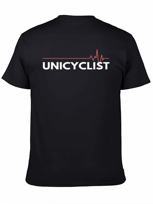 Unicyclist Heartbeat T-Shirt - Ride with Passion