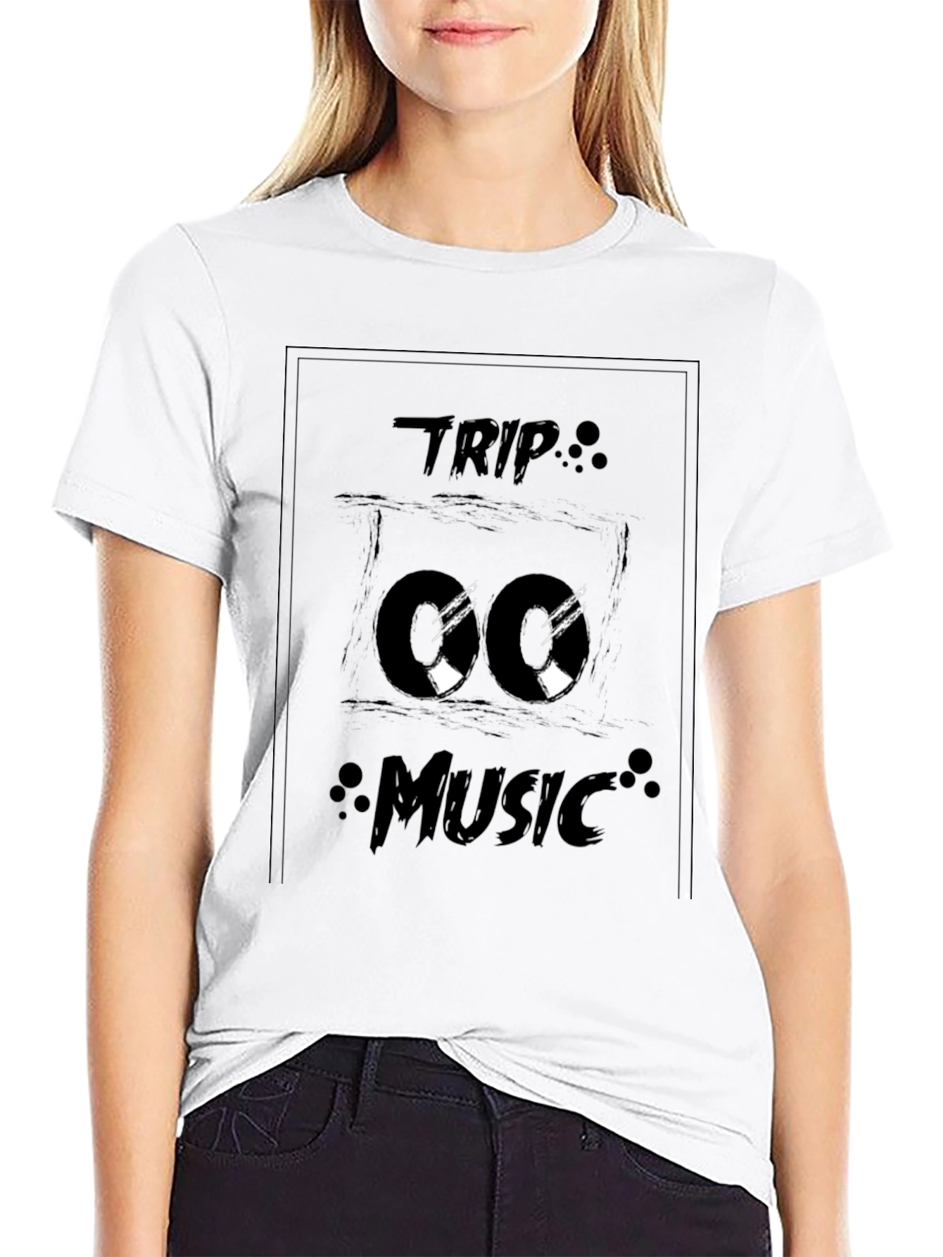 Trip Music Black T-Shirt - Cool Design