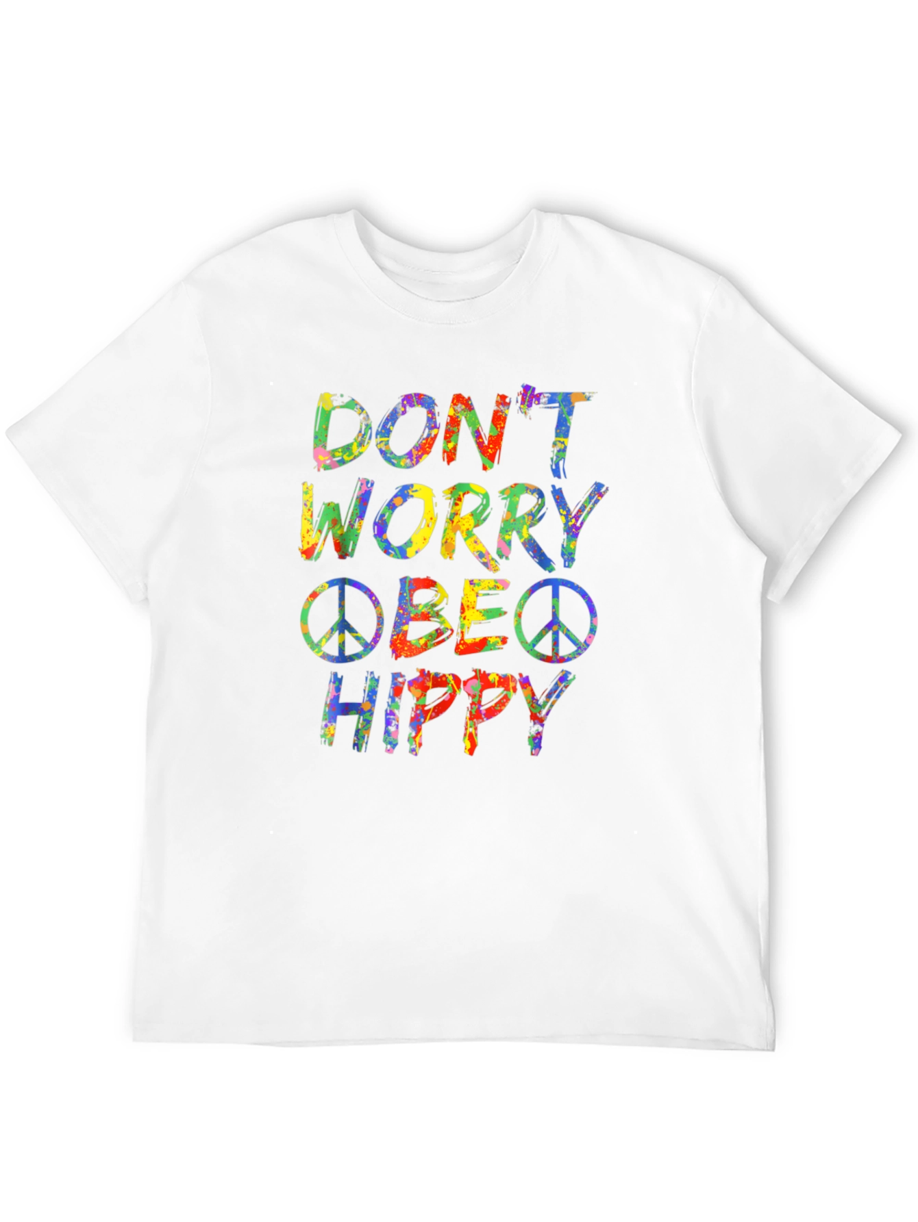 Dont Worry Be Hippy Graphic Tee
