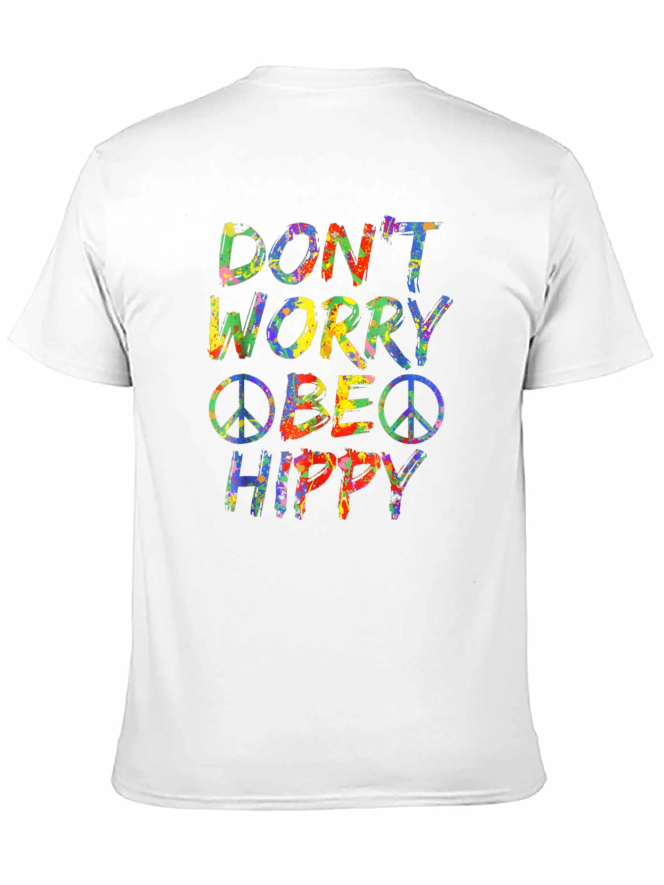 Dont Worry Be Hippy Graphic Tee