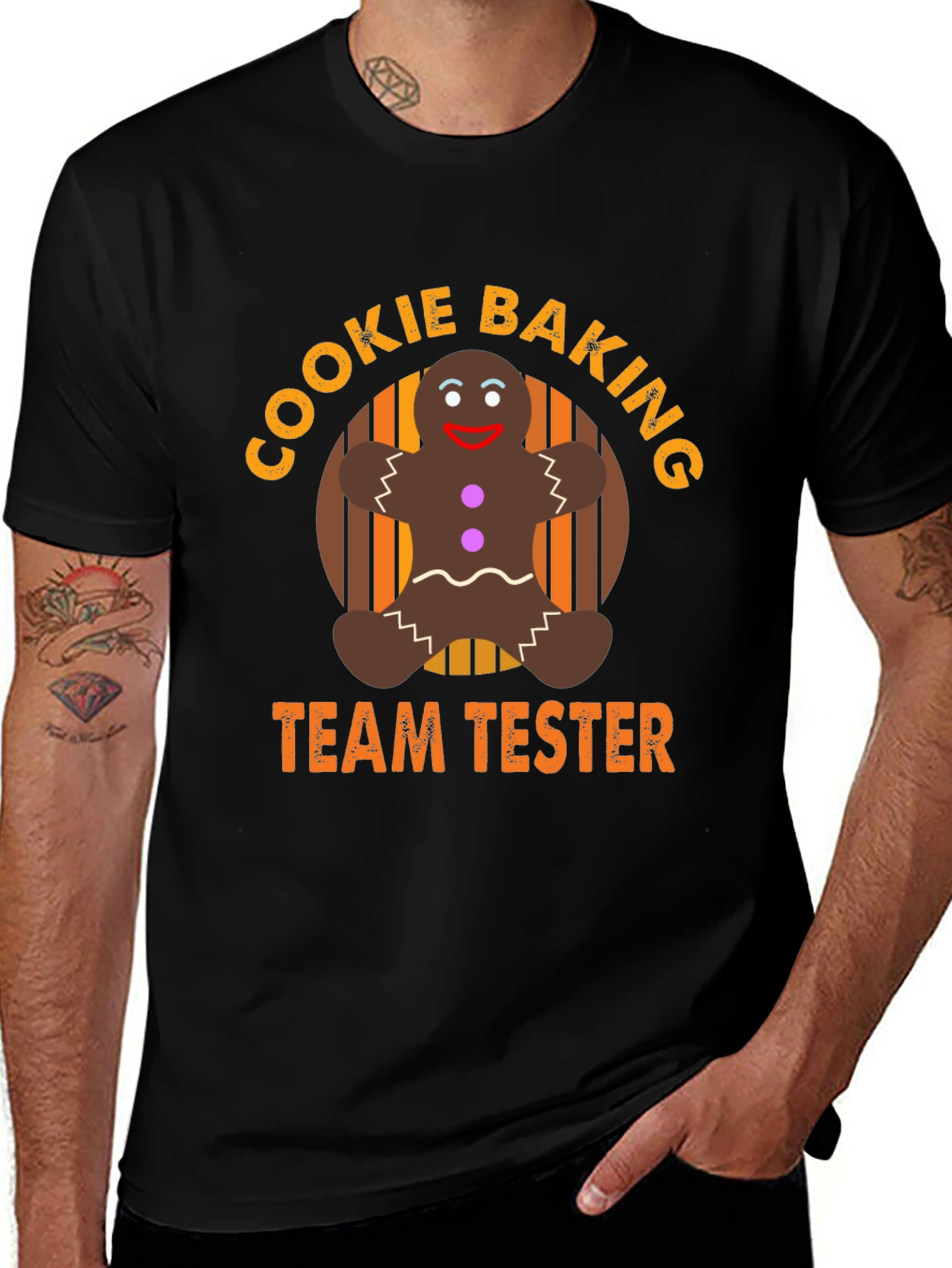 Cookie Baking Team Tester Novelty Graphic Tee