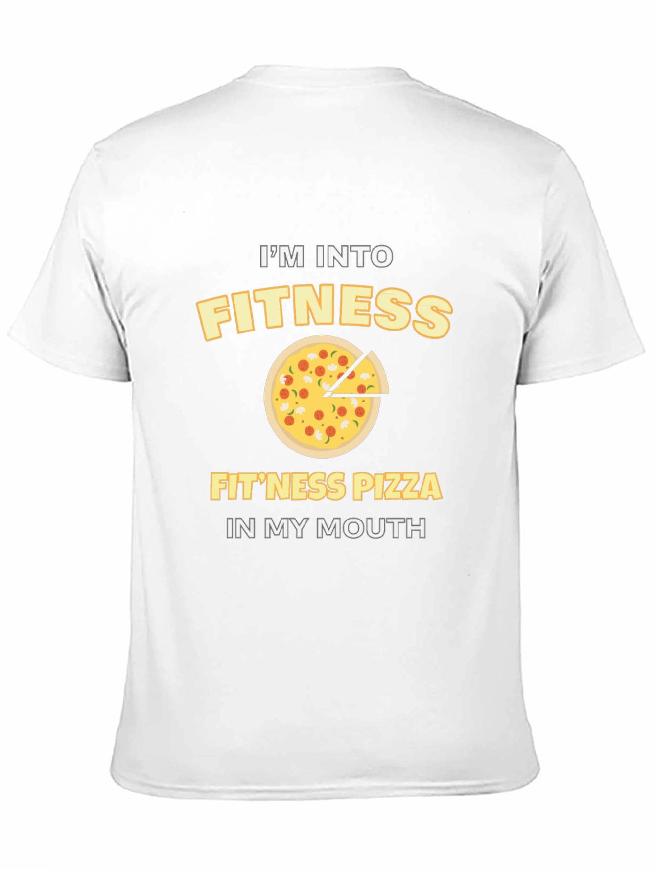 Fitness Pizza T-Shirt - Funny Workout Tee