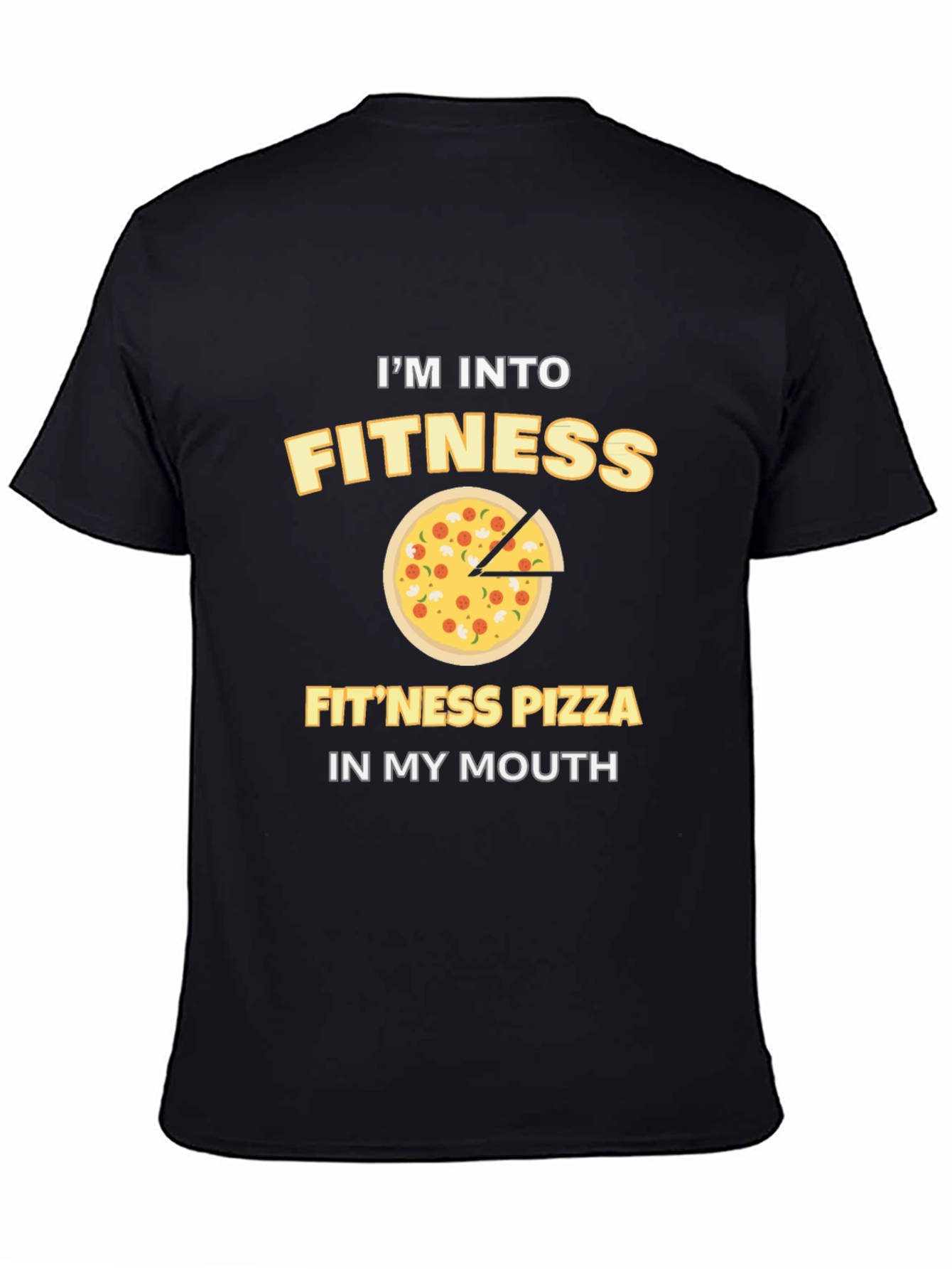 Fitness Pizza T-Shirt - Funny Workout Tee