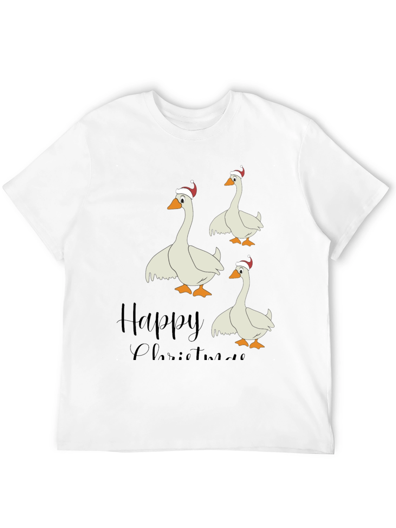 Happy Christmas Goose T-Shirt