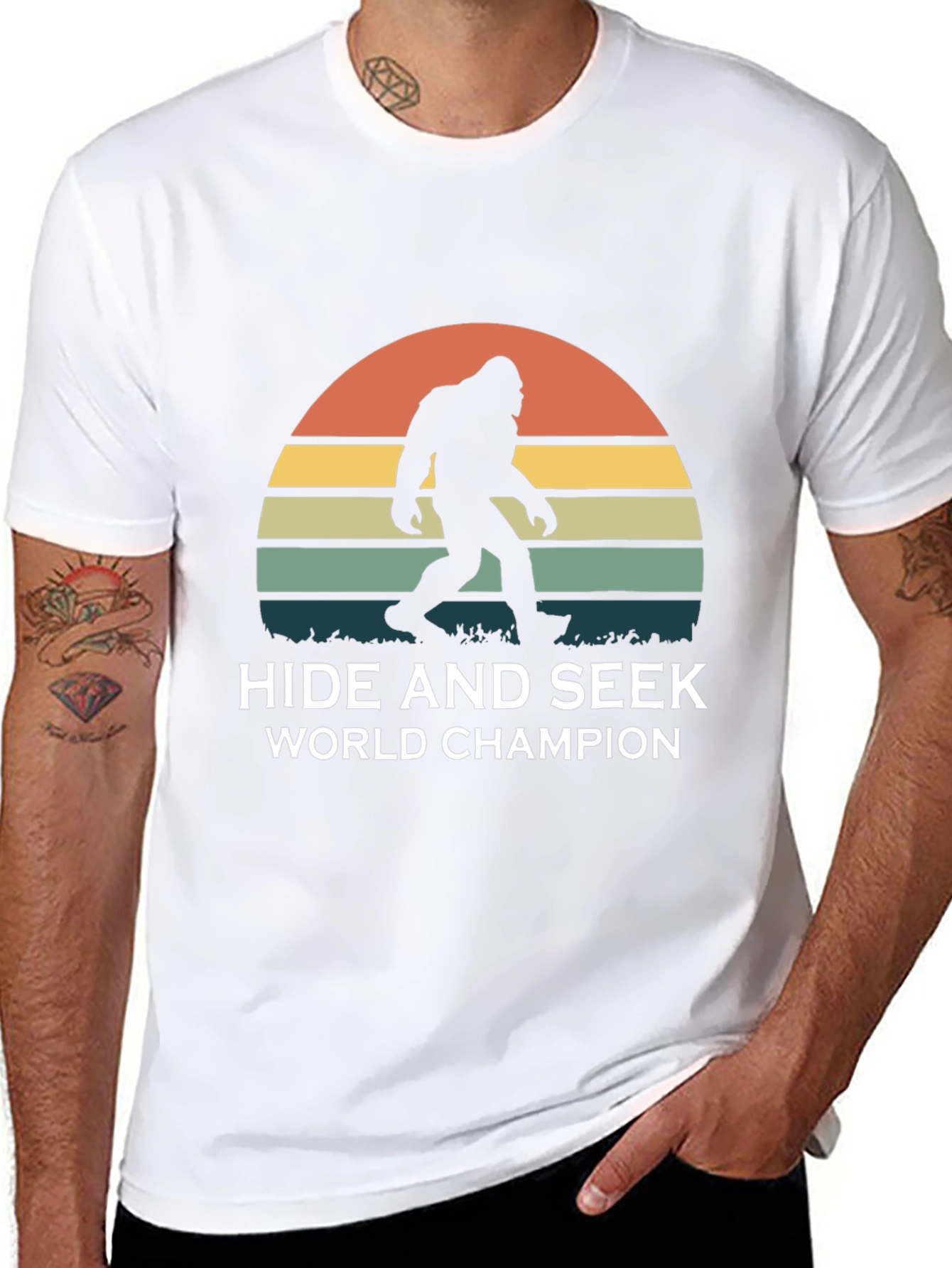 Hide and Seek World Champion Bigfoot Graphic Tee