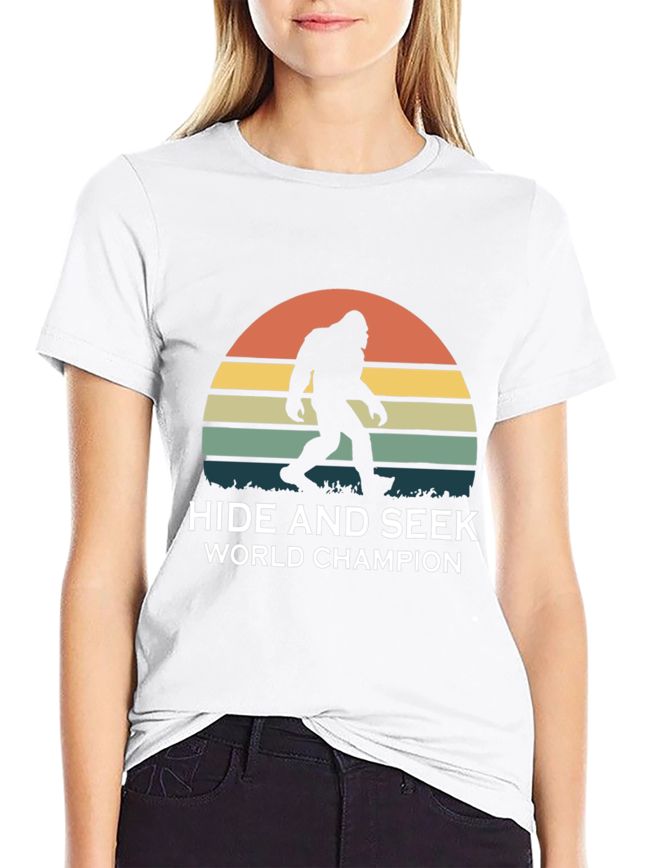 Hide and Seek World Champion Bigfoot Graphic Tee