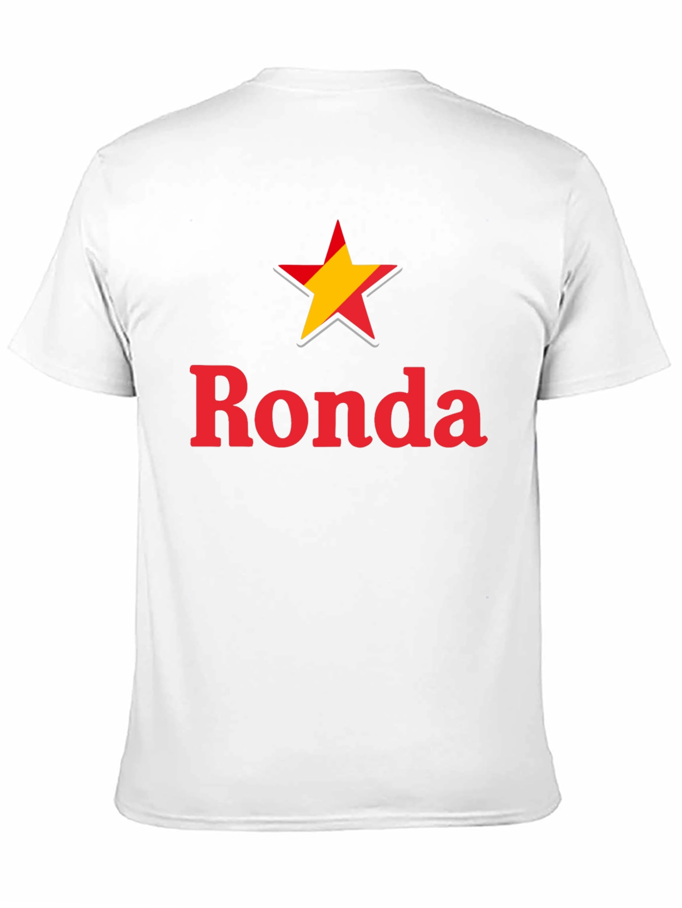 Ronda Star Graphic Tee - Casual Black T-Shirt
