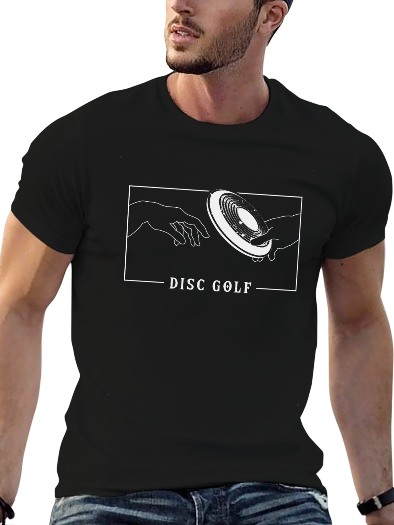 Disc Golf Michelangelo T-Shirt - Funny Sport Tee