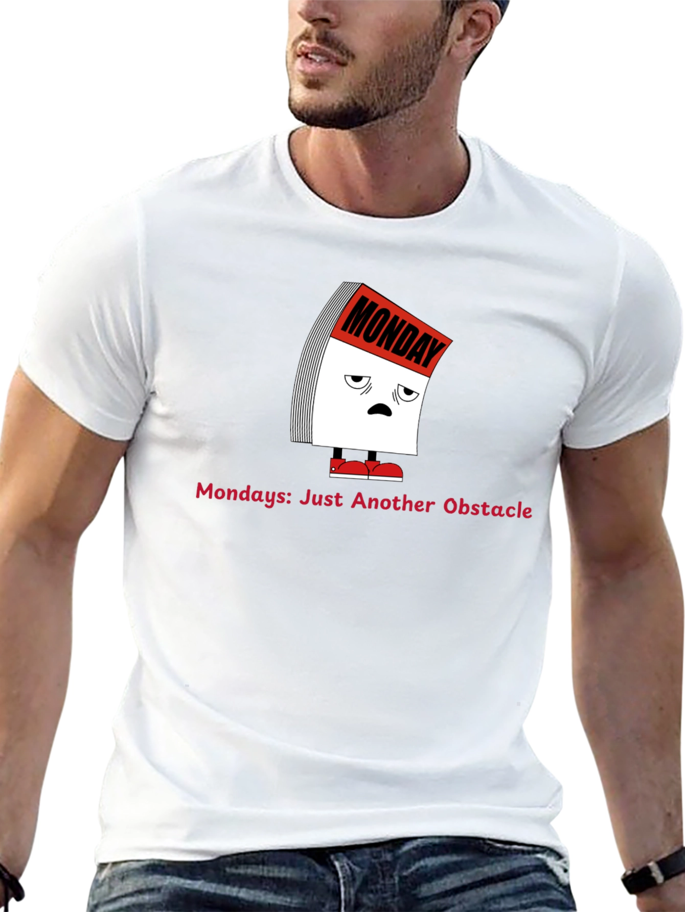 Monday Blues Graphic Tee - Just Another Obstacle