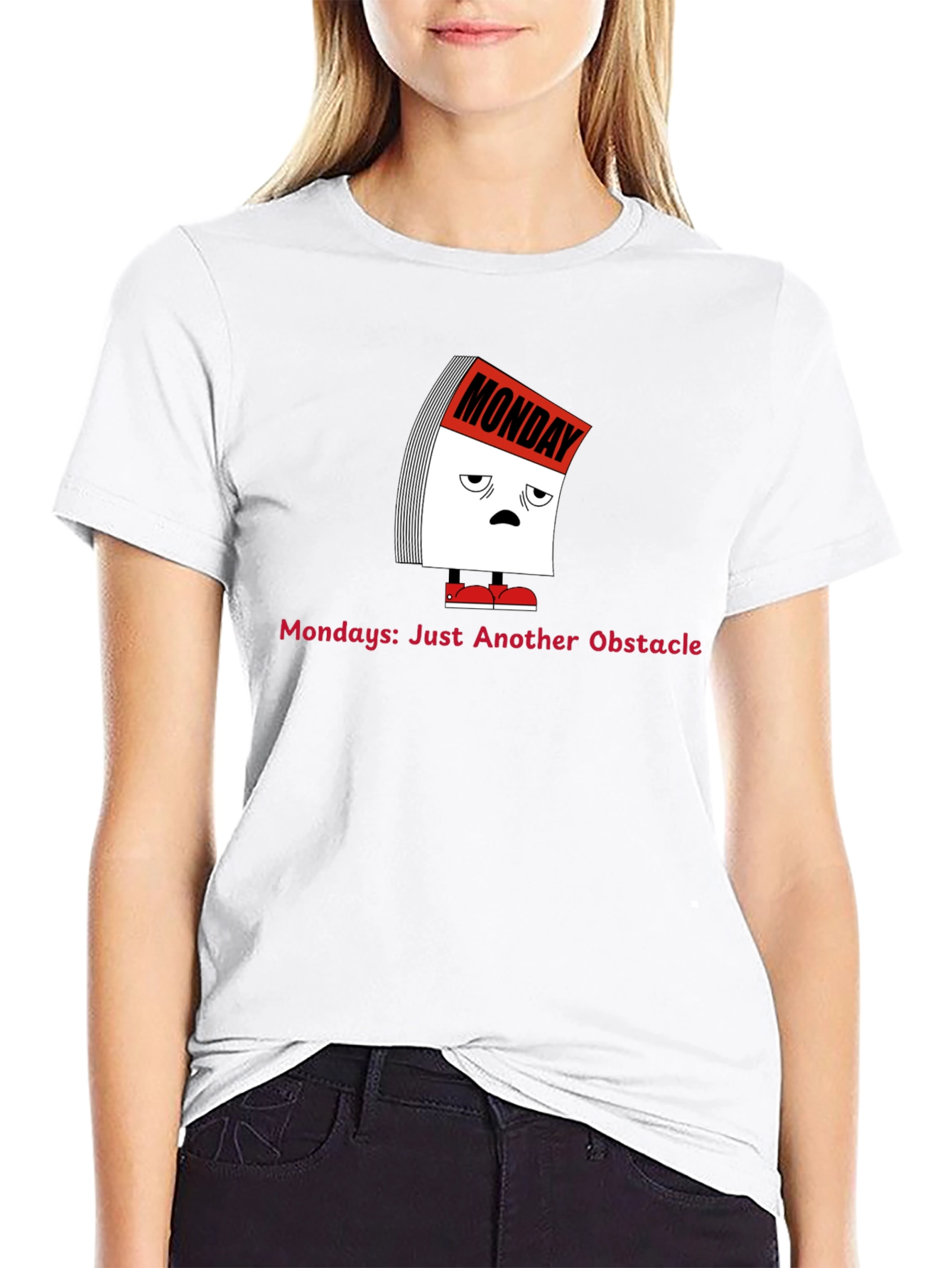 Monday Blues Graphic Tee - Just Another Obstacle