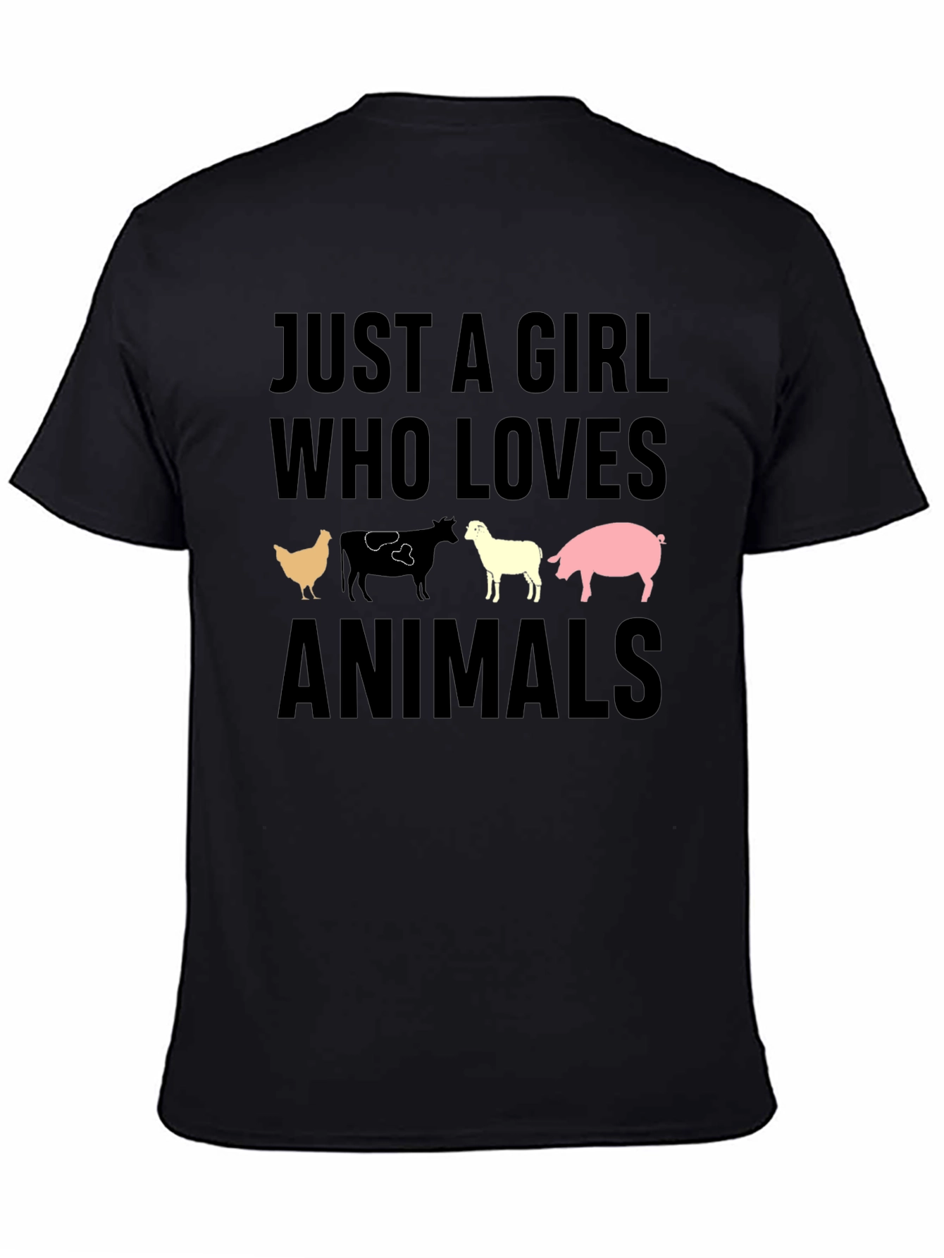 Just A Girl Who Loves Animals T-Shirt