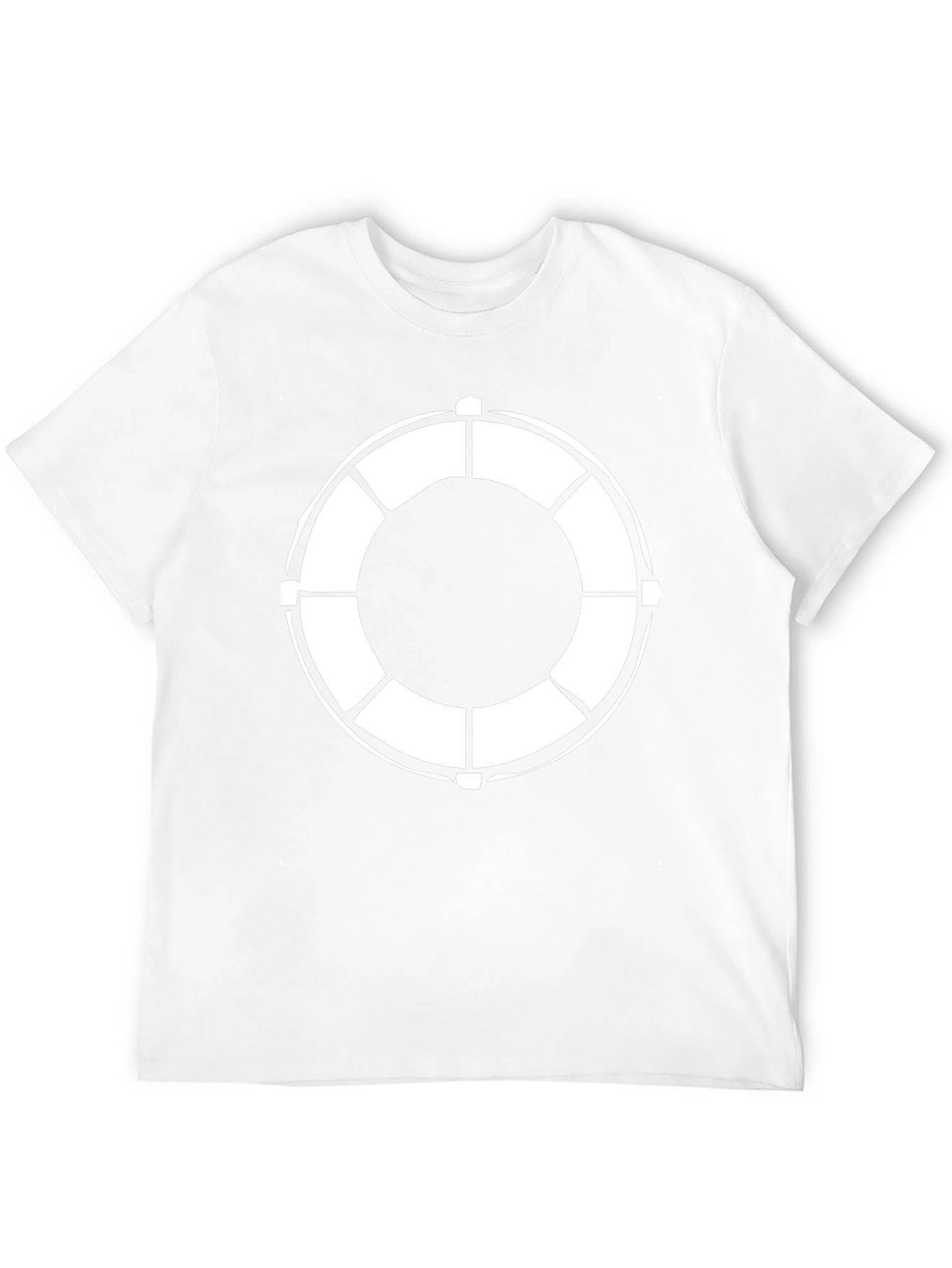 Life Preserver Graphic Black T-Shirt