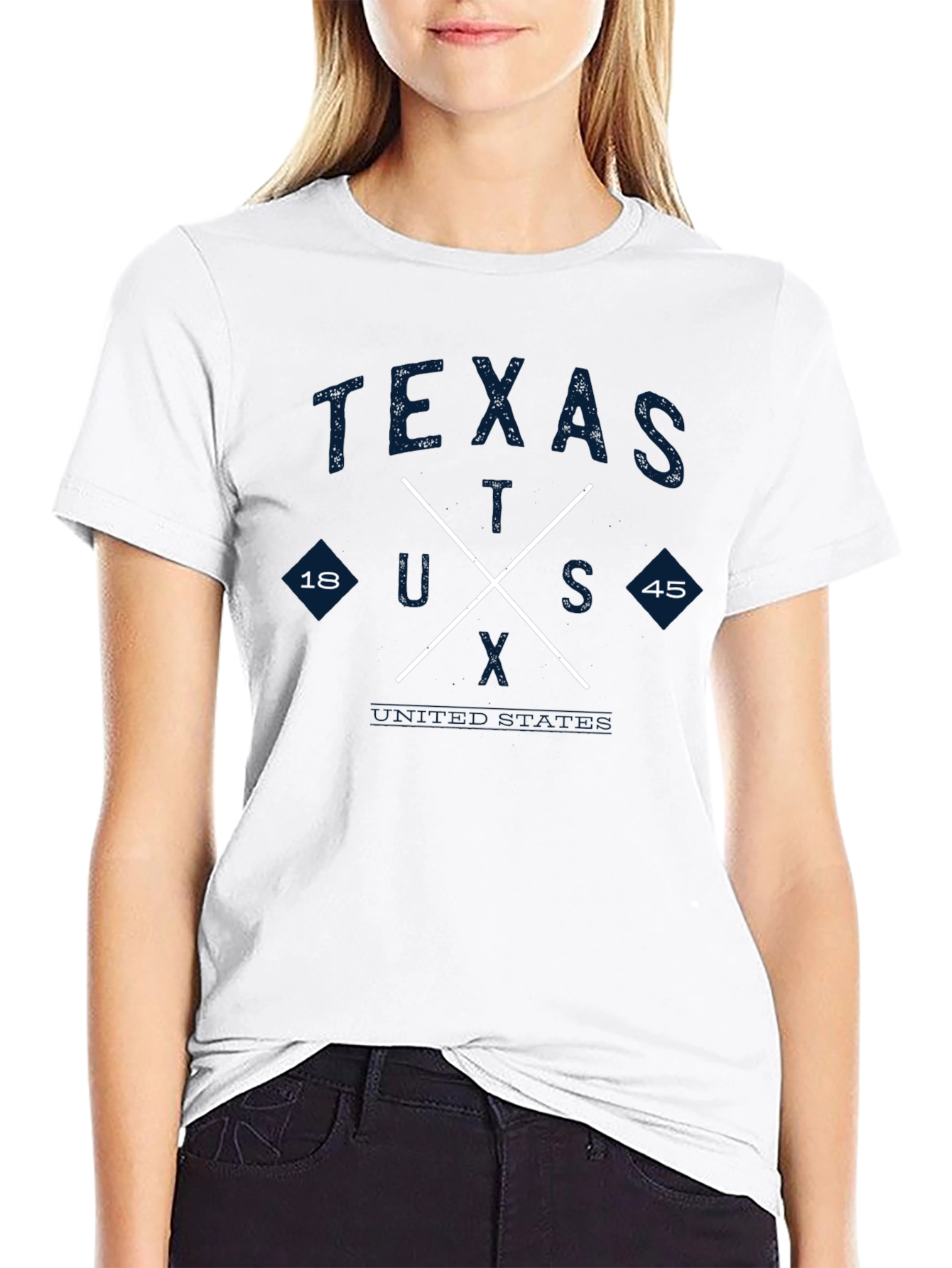 Texas UTUX Diamond Graphic T-Shirt