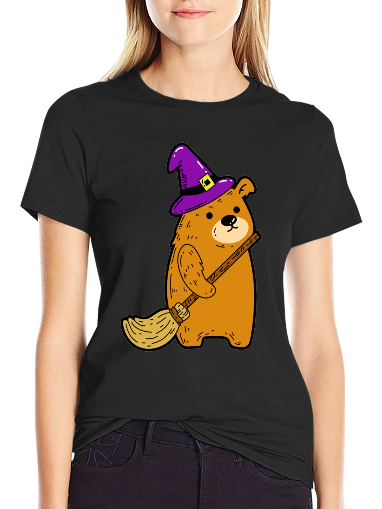 Witch Bear T-Shirt - Halloween Style