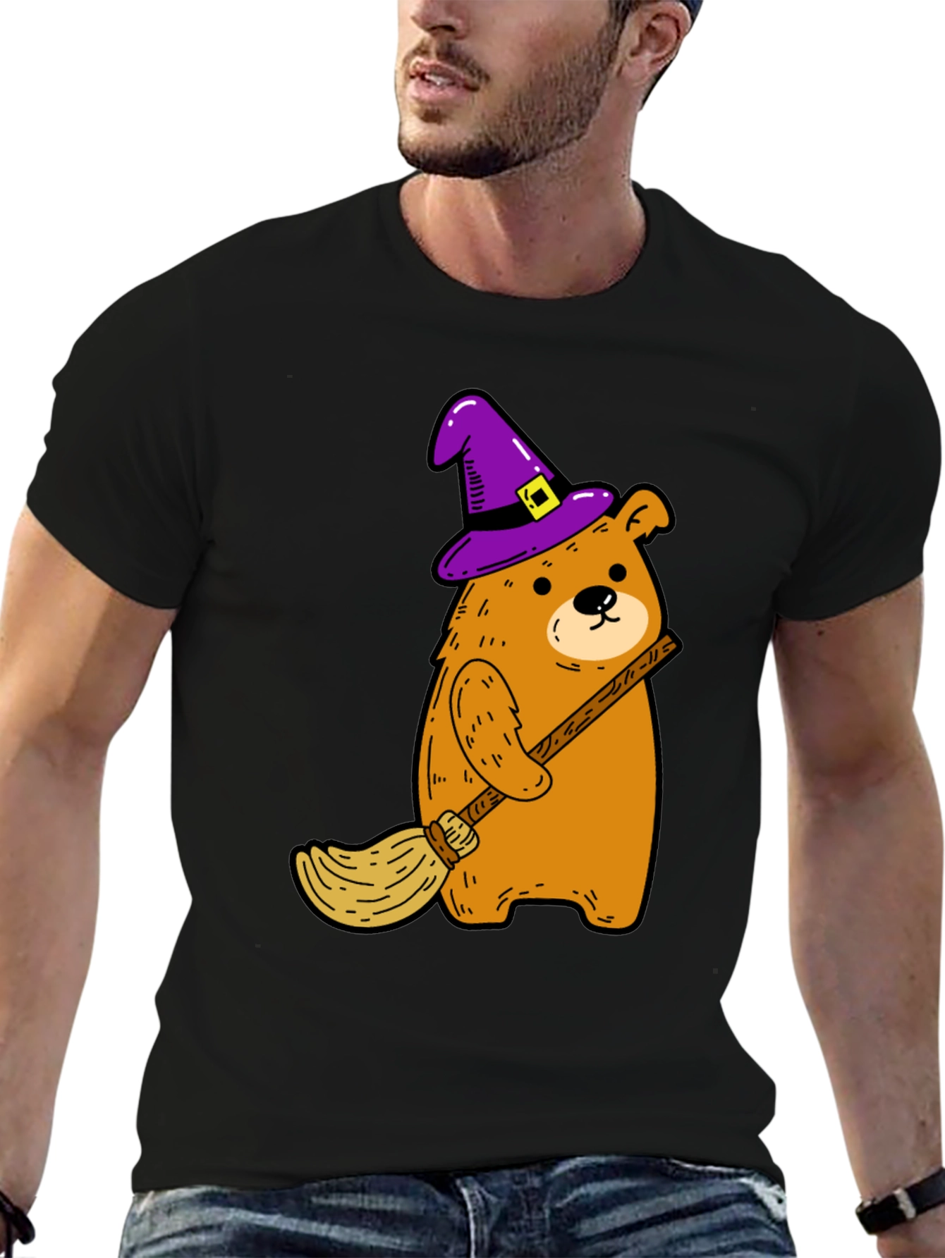 Witch Bear T-Shirt - Halloween Style