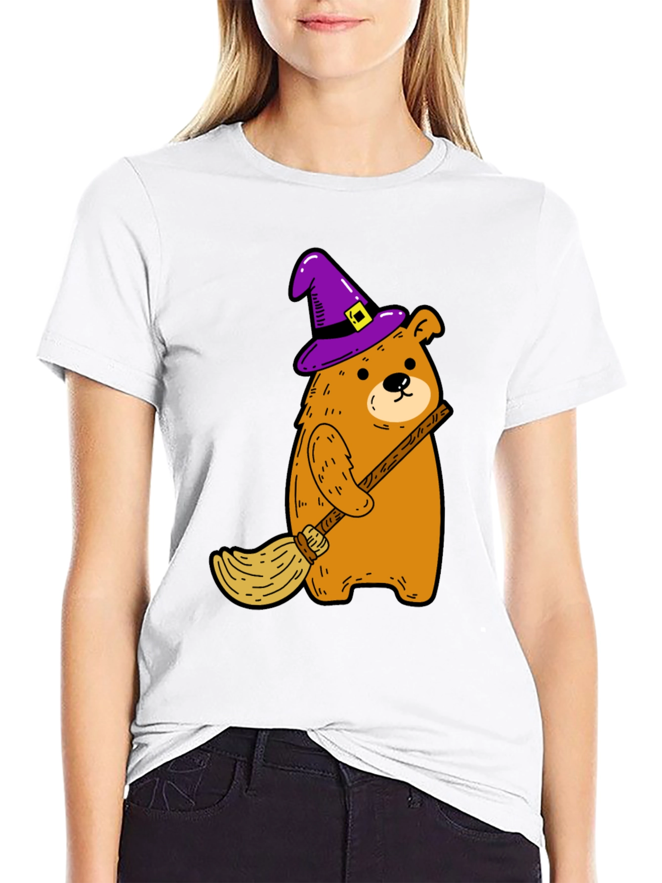 Witch Bear T-Shirt - Halloween Style