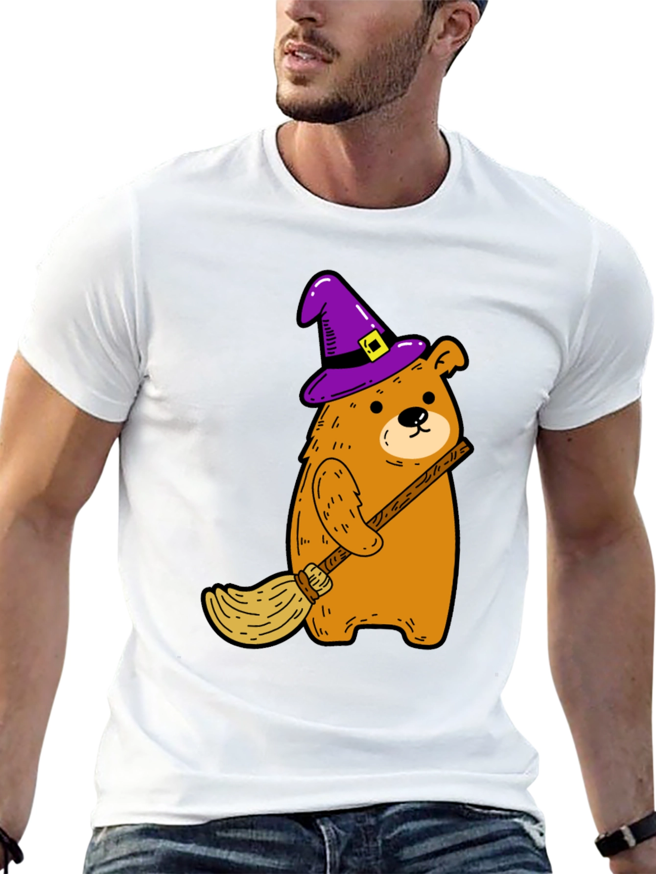 Witch Bear T-Shirt - Halloween Style