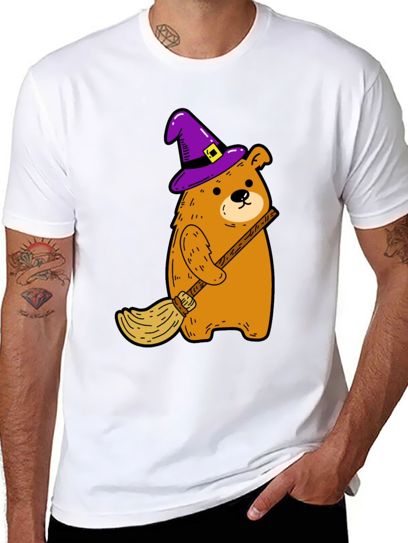 Witch Bear T-Shirt - Halloween Style