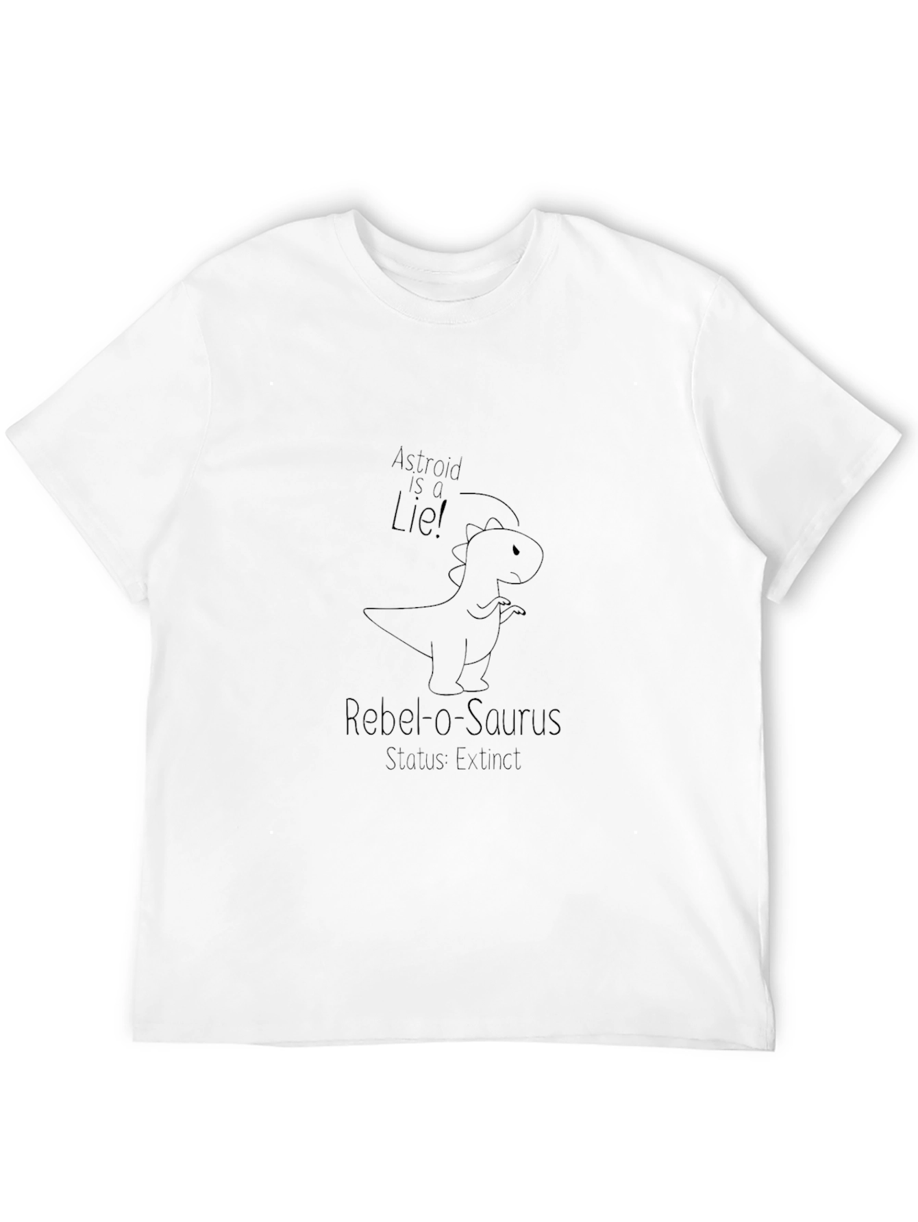 Rebel-o-Saurus Extinct Dinosaur T-Shirt