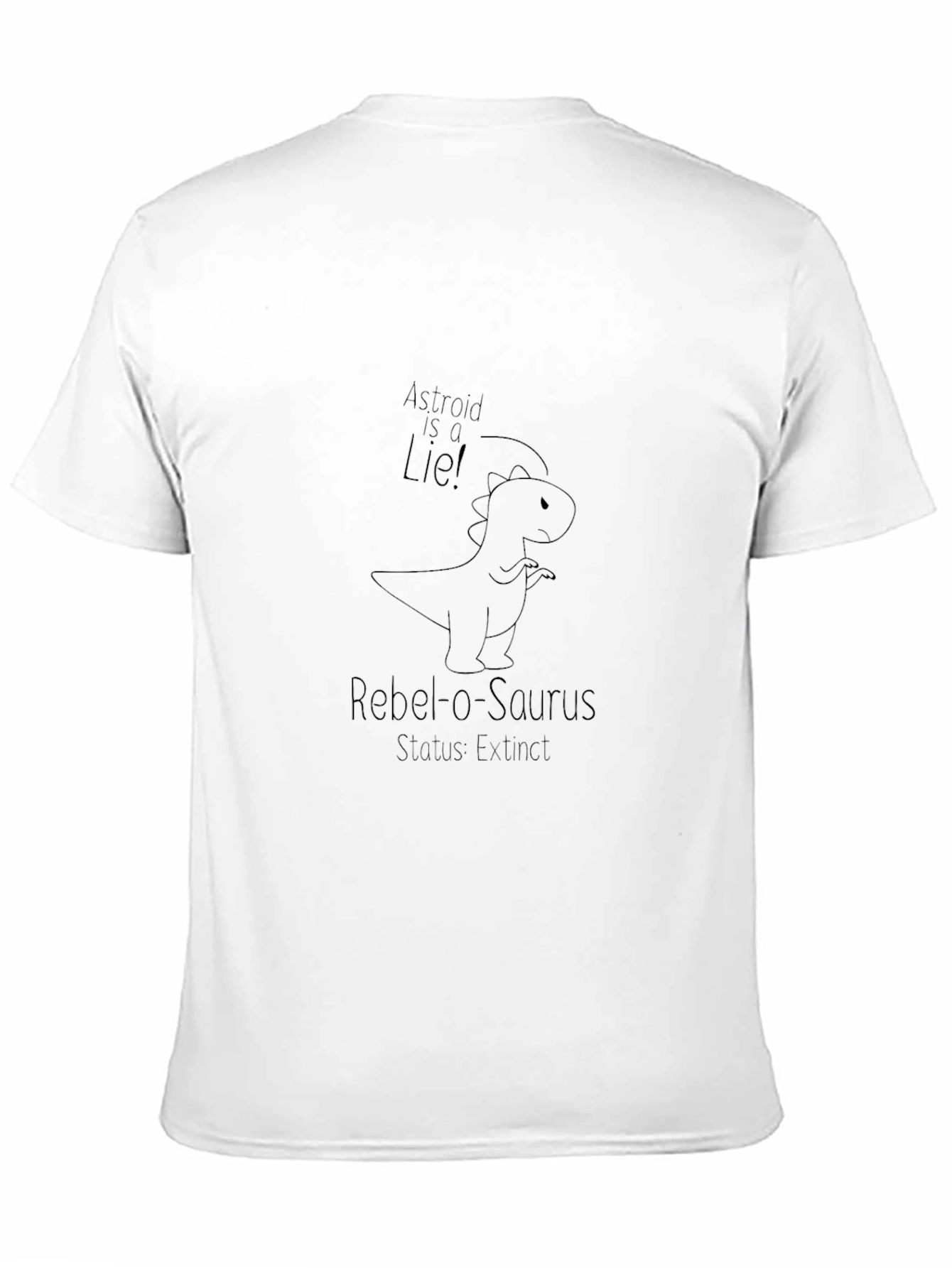 Rebel-o-Saurus Extinct Dinosaur T-Shirt