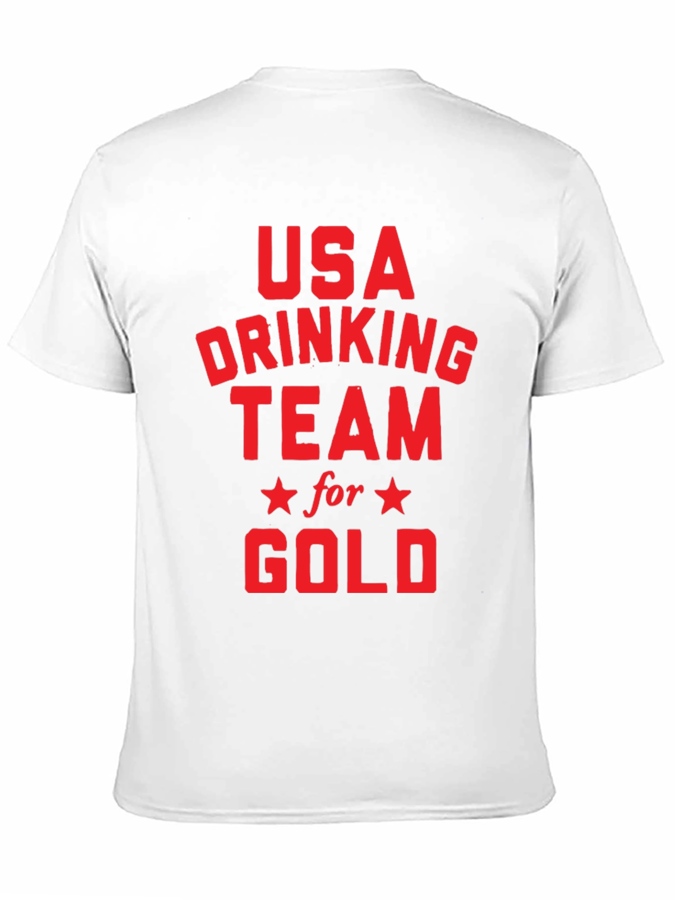 USA Drinking Team for Gold Black T-Shirt