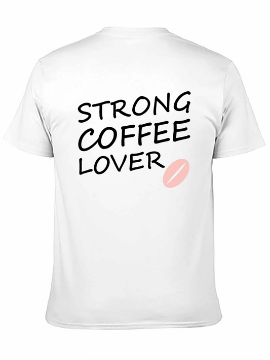 Strong Coffee Lover T-Shirt - Black