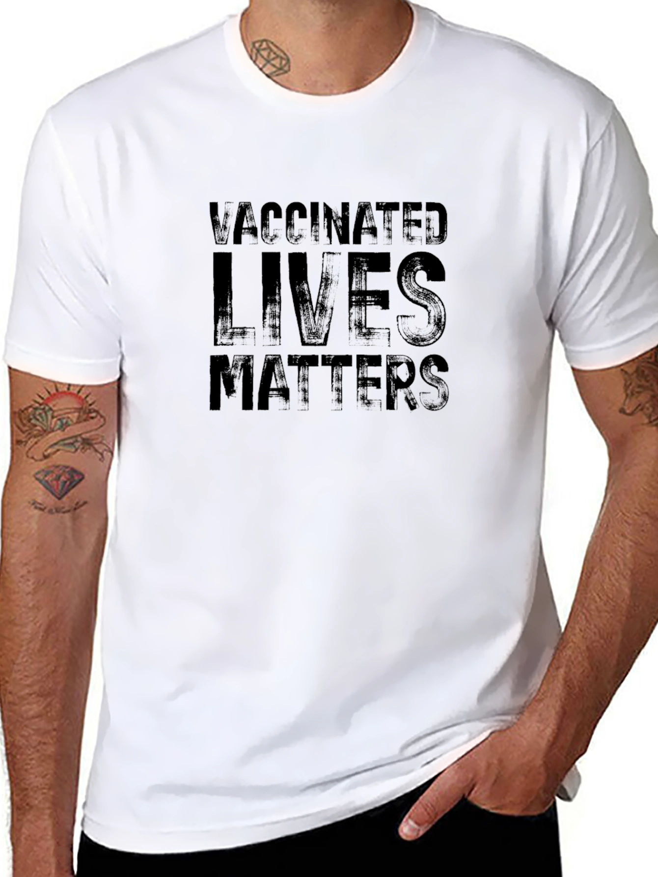 Vaccinated Lives Matters Graphic Tee