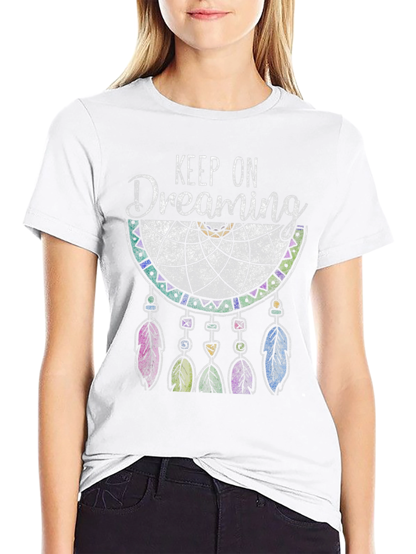 Keep On Dreaming Dreamcatcher Graphic Tee