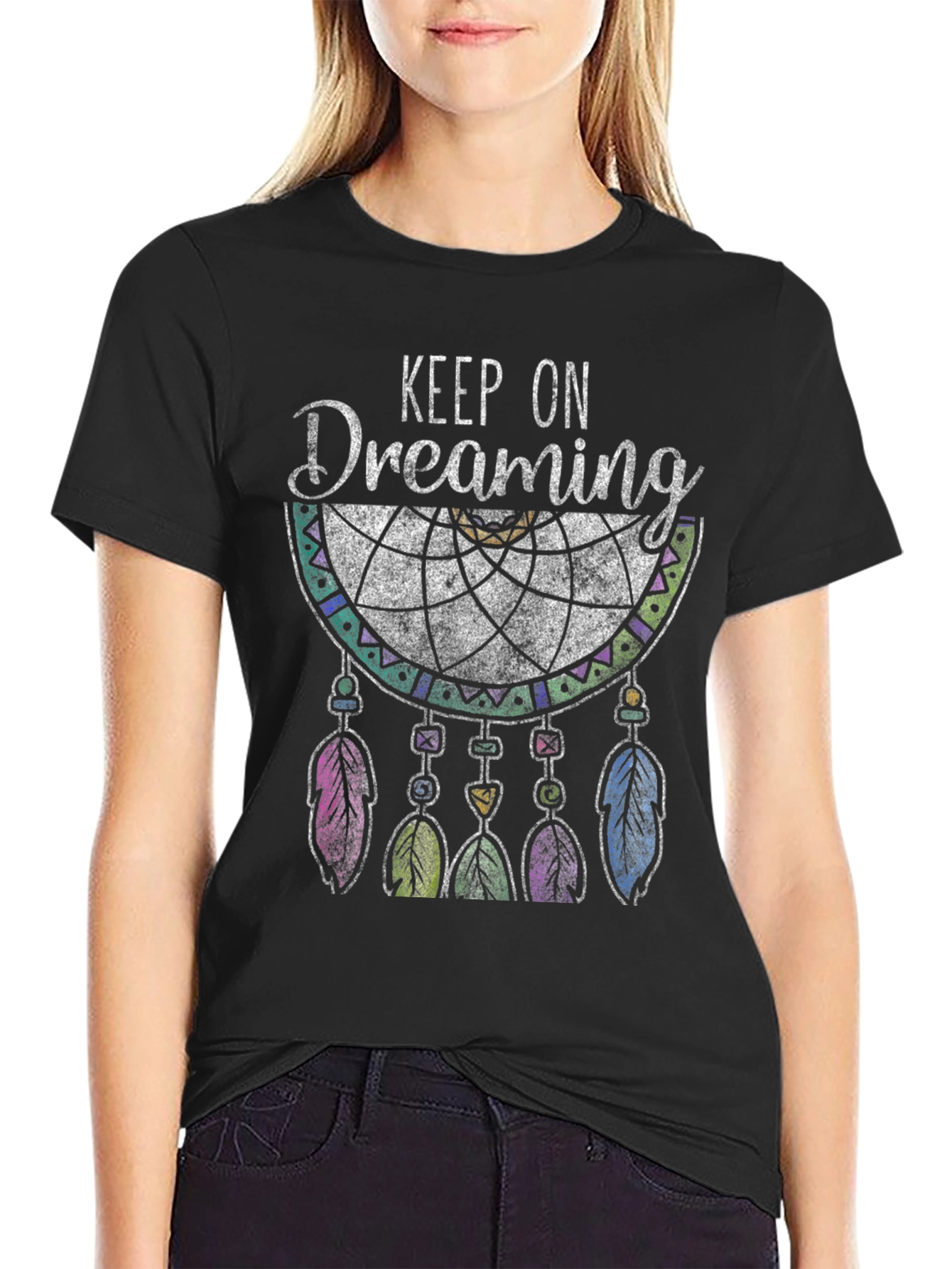 Keep On Dreaming Dreamcatcher Graphic Tee