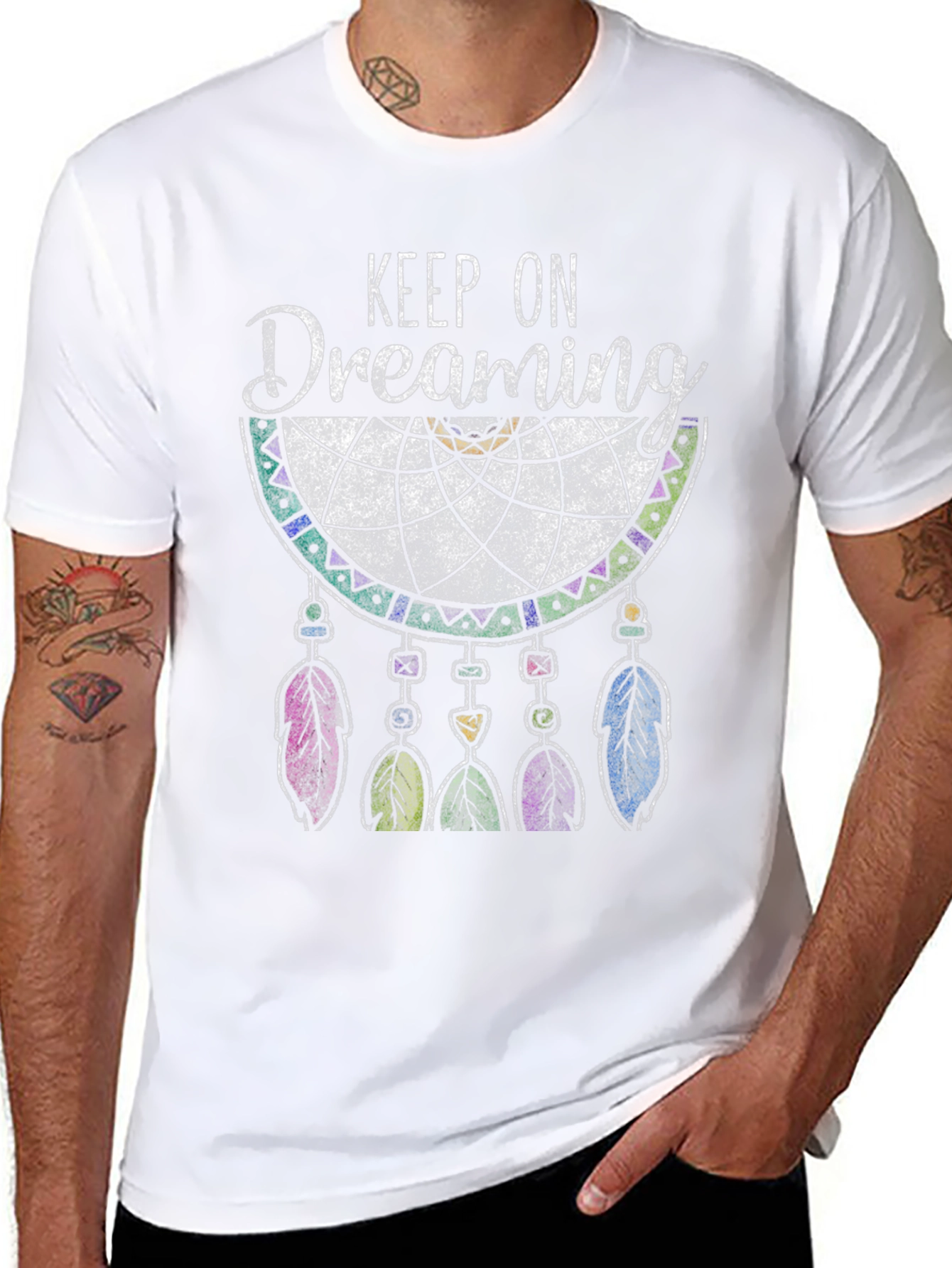 Keep On Dreaming Dreamcatcher Graphic Tee