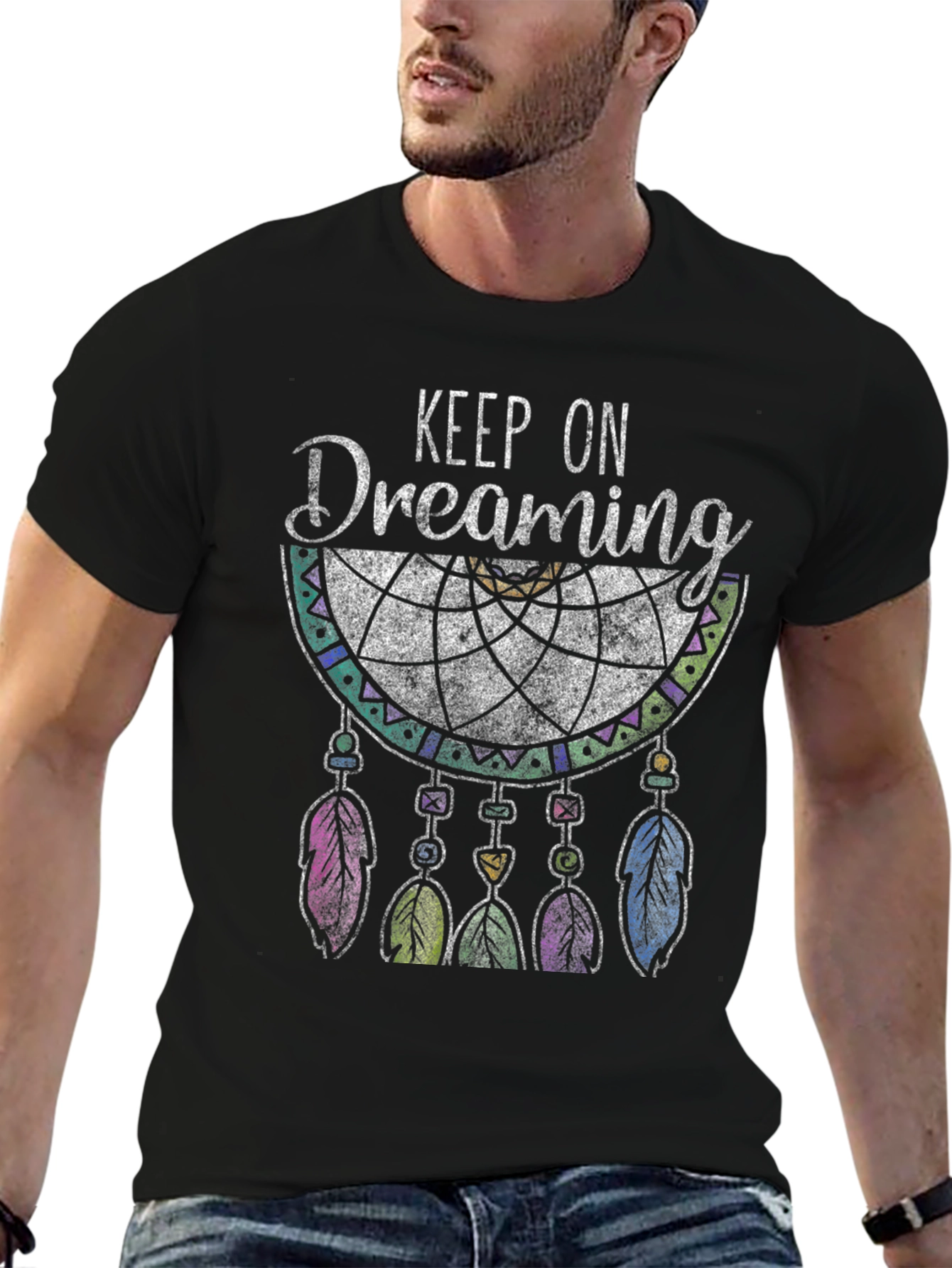 Keep On Dreaming Dreamcatcher Graphic Tee