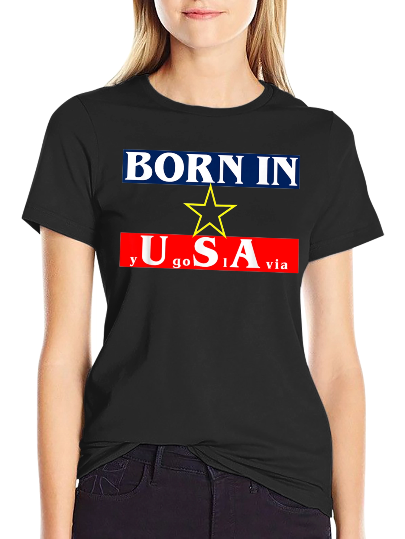 Born In Yugoslavia Made In USA Graphic Tee