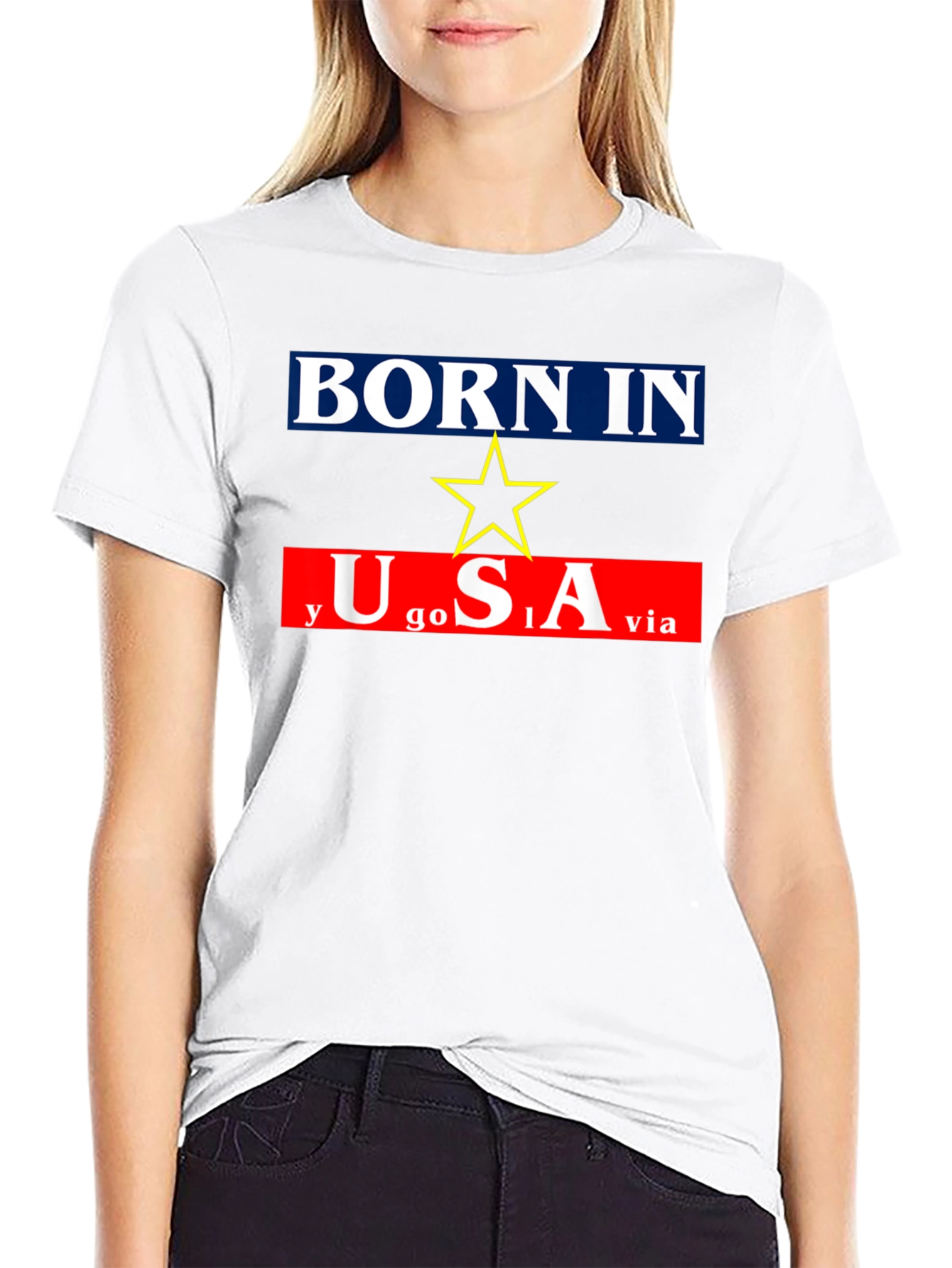 Born In Yugoslavia Made In USA Graphic Tee