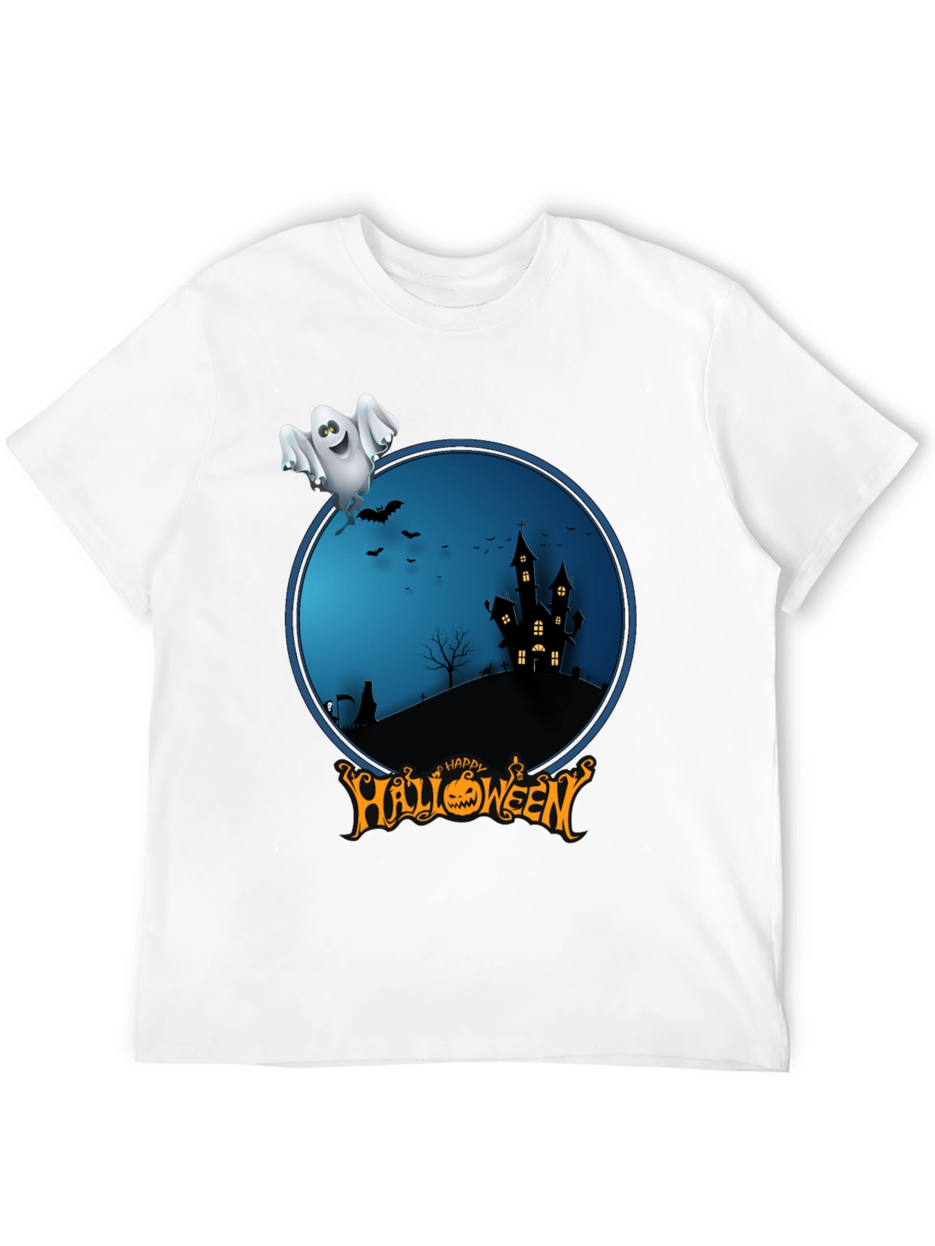 Happy Halloween Ghost Graphic Tee