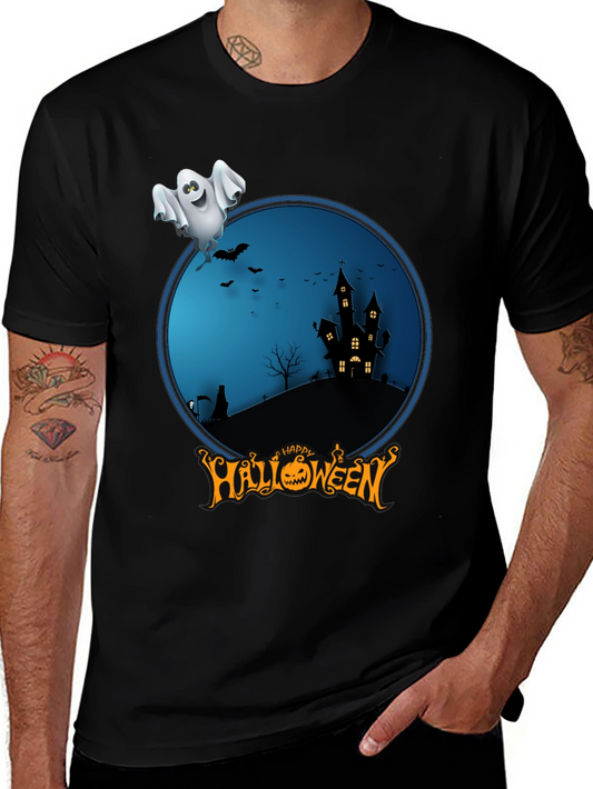 Happy Halloween Ghost Graphic Tee